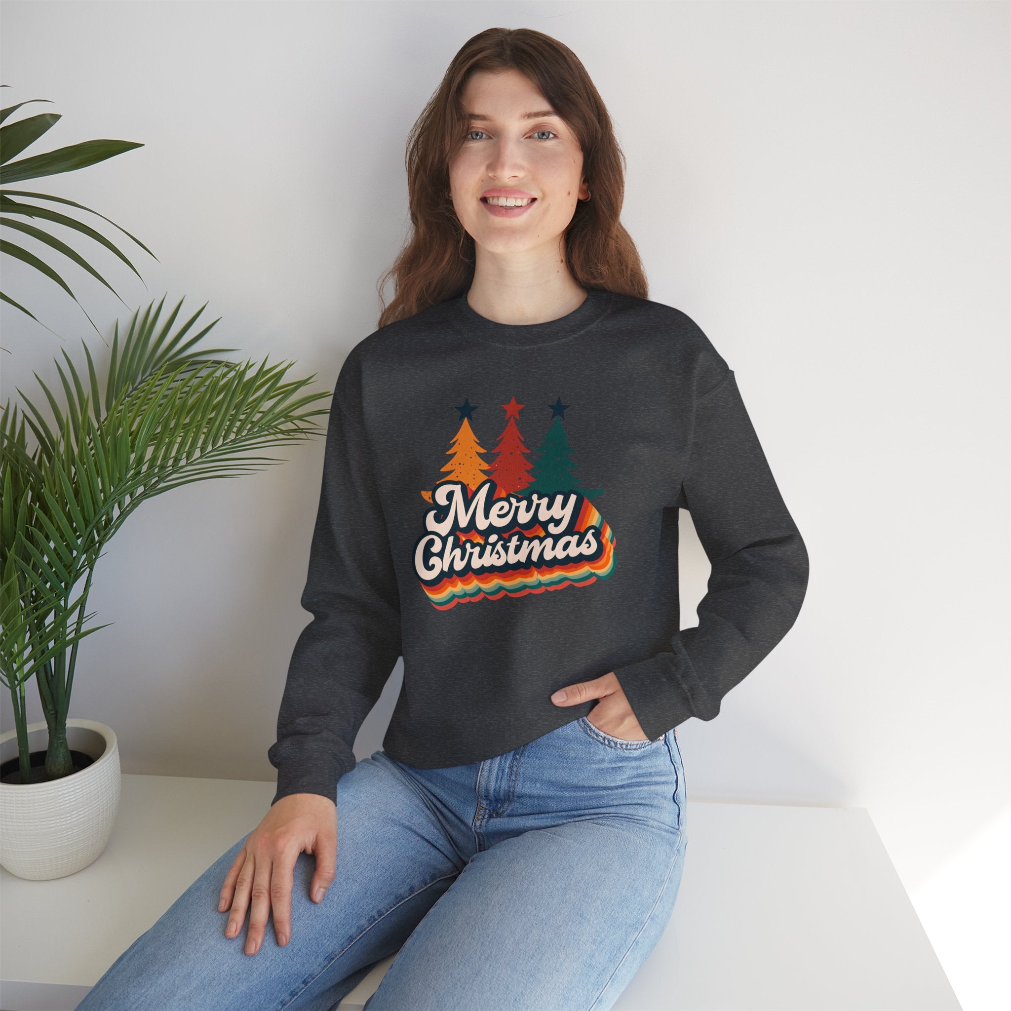 Merry Christmas Sweatshirt - Unisex Heavy Blend Crewneck