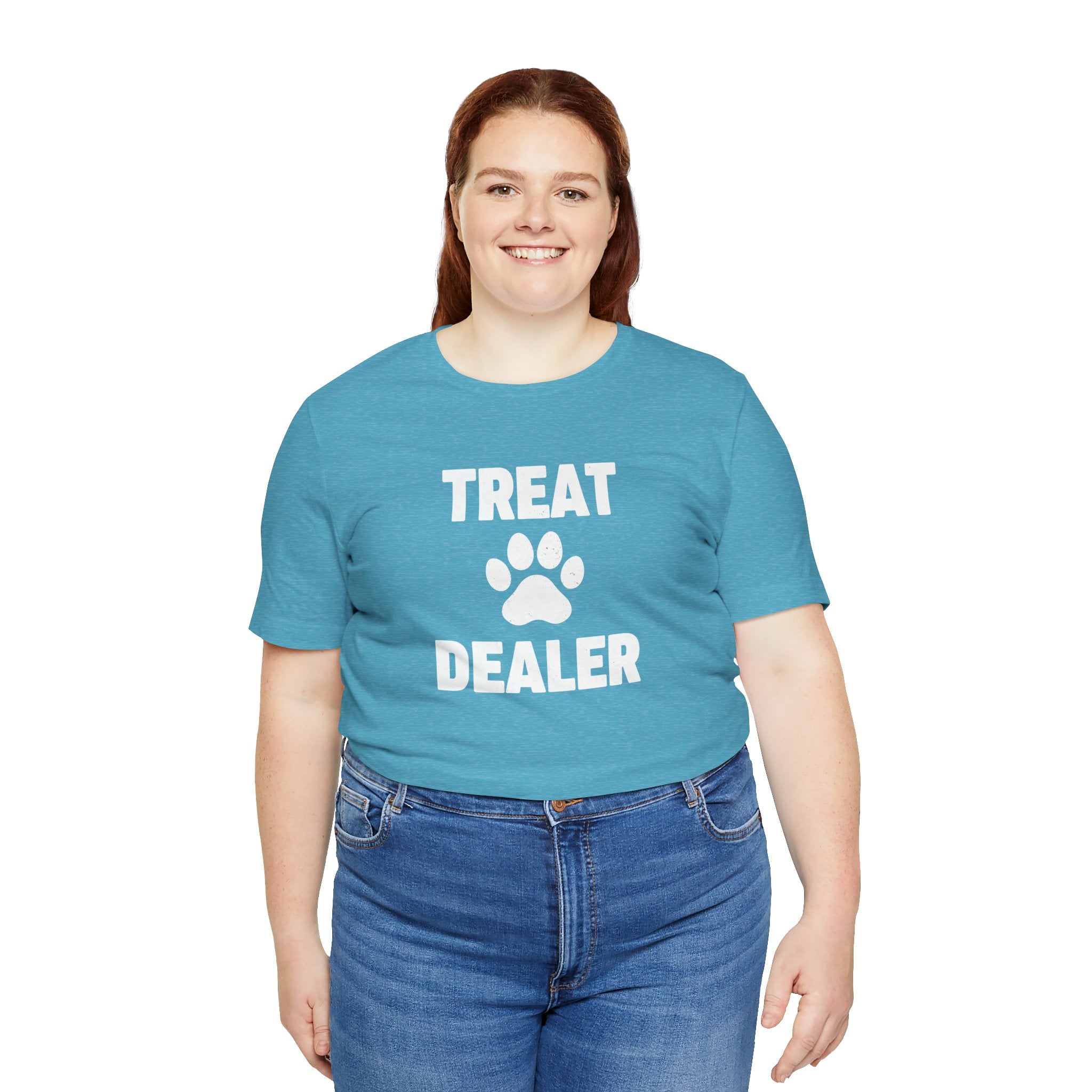 Treat Dealer T-Shirt — Funny Paw Print Tee for Dog Lovers