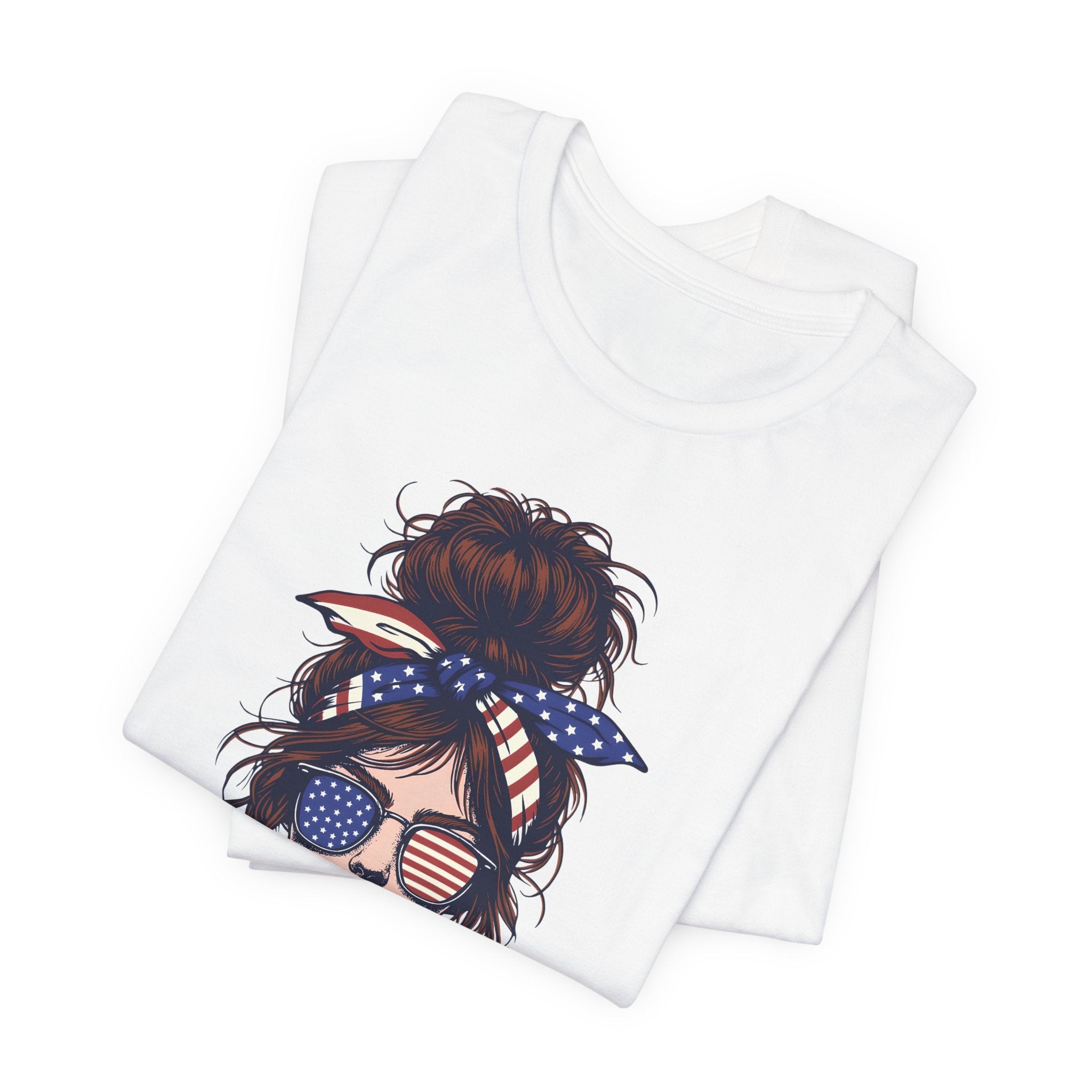 American Mom T-Shirt – Patriotic Mom Graphic Tee