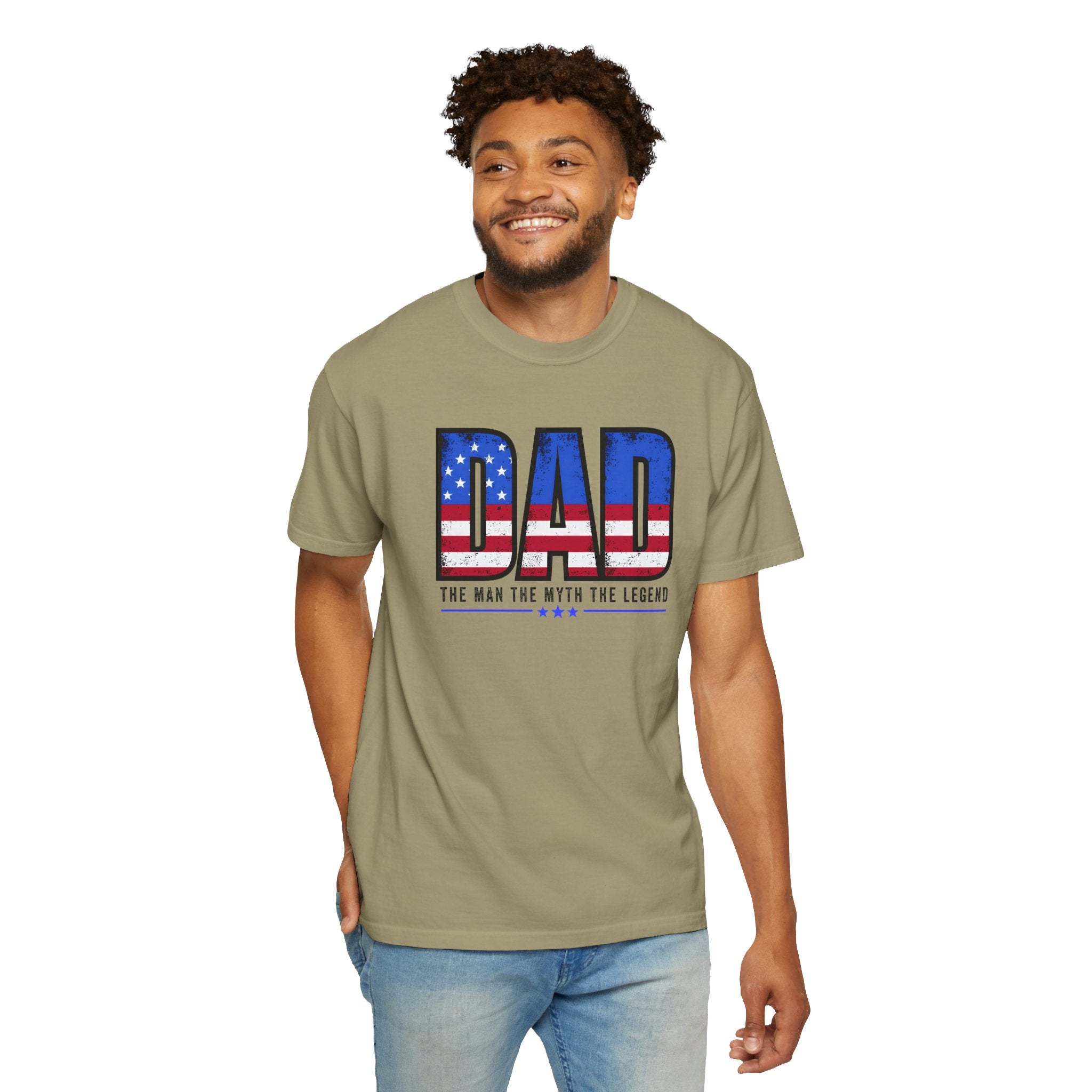 Unisex Garment-Dyed T-shirt Dad the man
