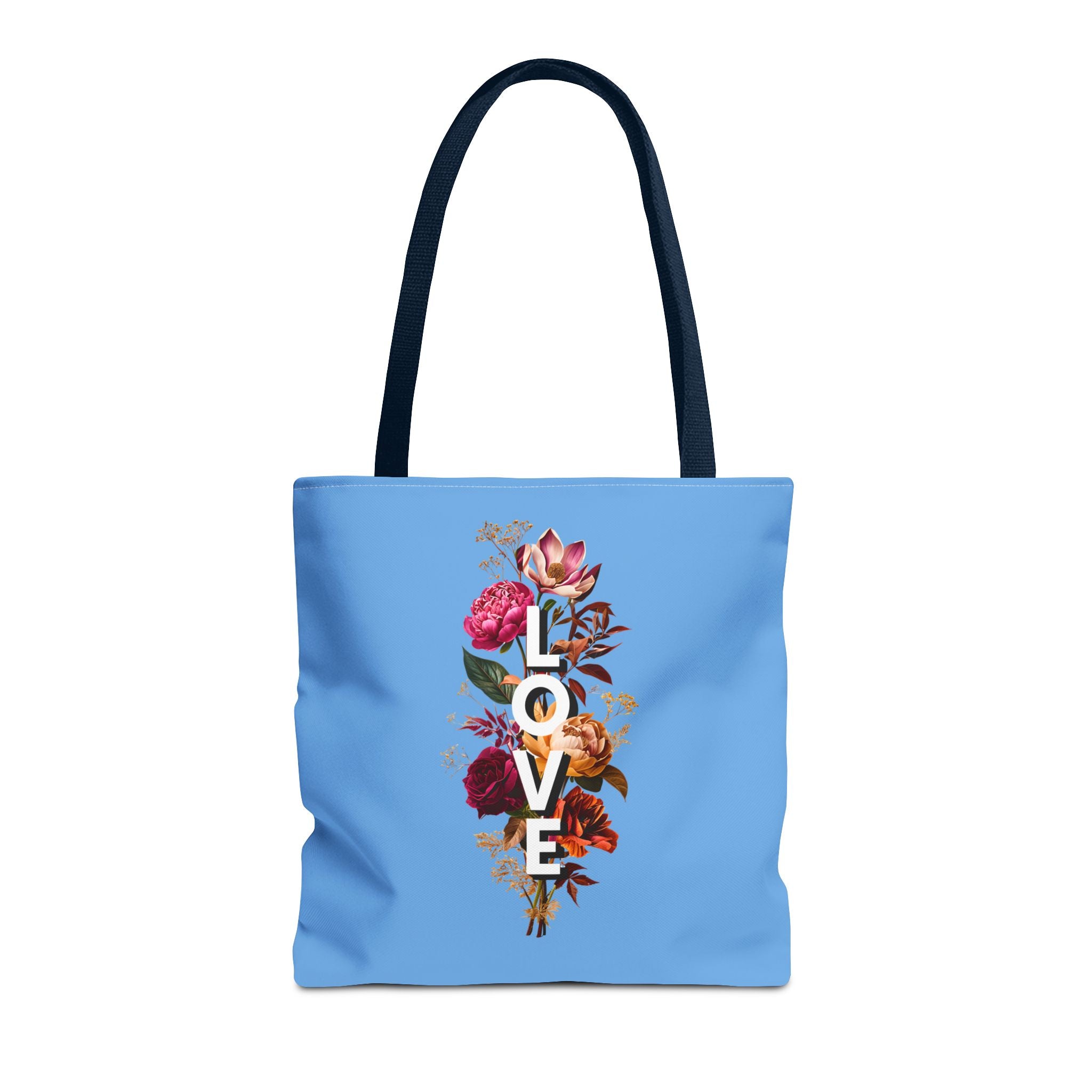 Floral Love Tote Bag - Colorful AOP Design for Everyday Style