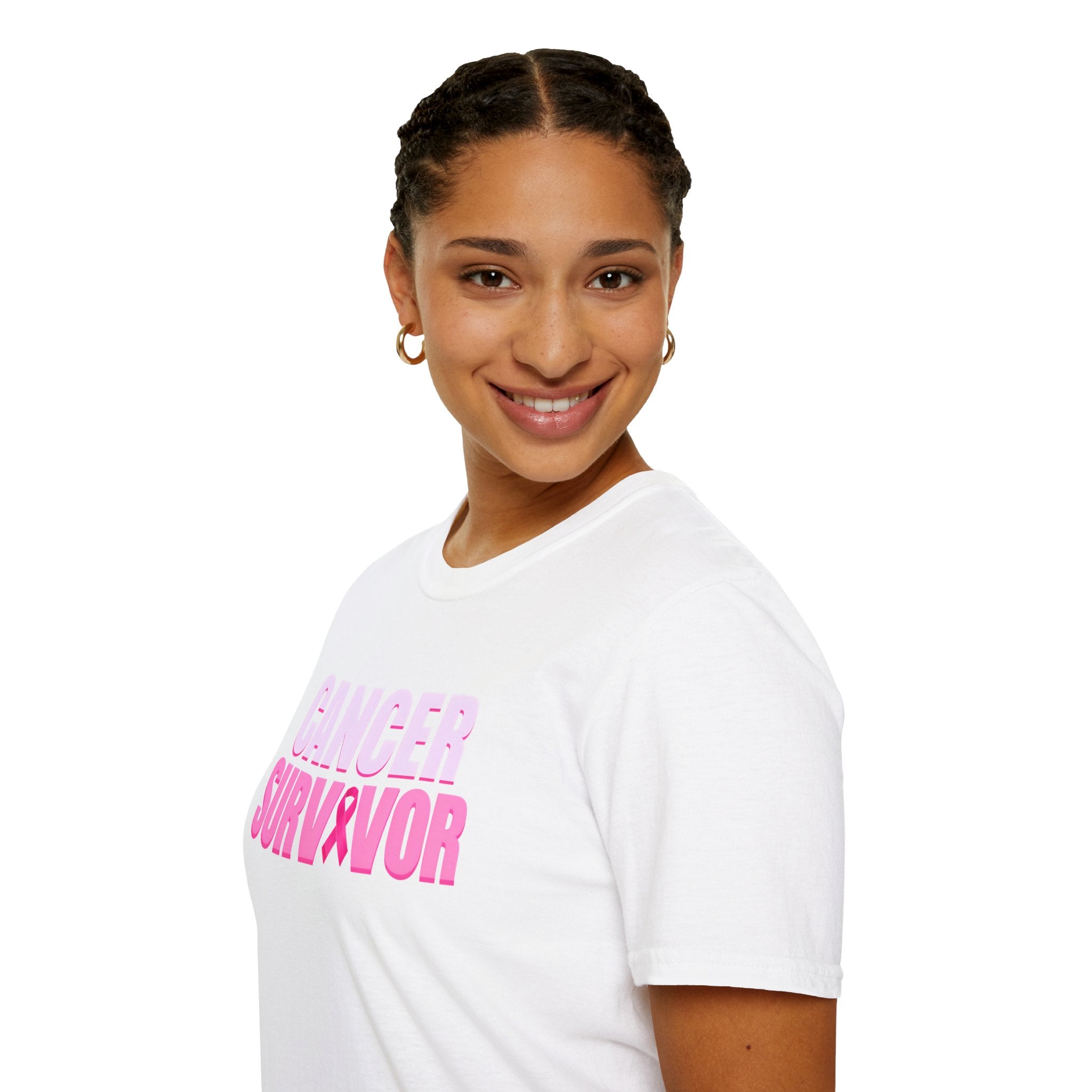 Cancer Survivor Unisex Softstyle T-Shirt - Empowering Gift for Fighters, Supporters, Awareness Events, Celebration of Life