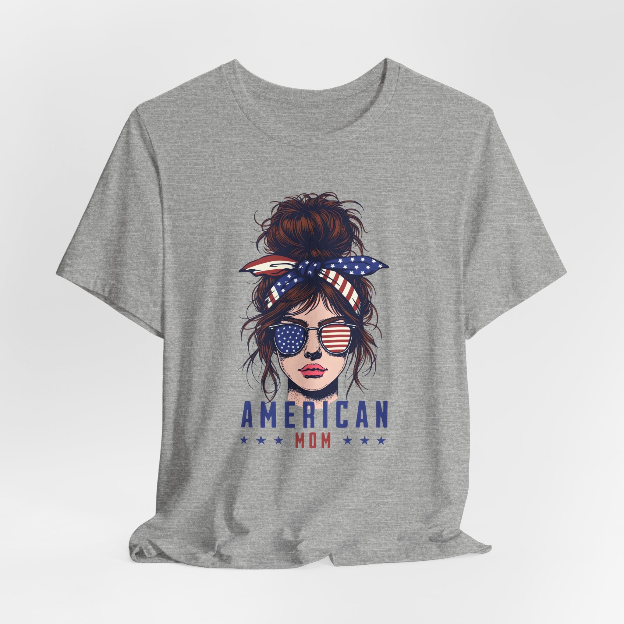 American Mom T-Shirt – Patriotic Mom Graphic Tee