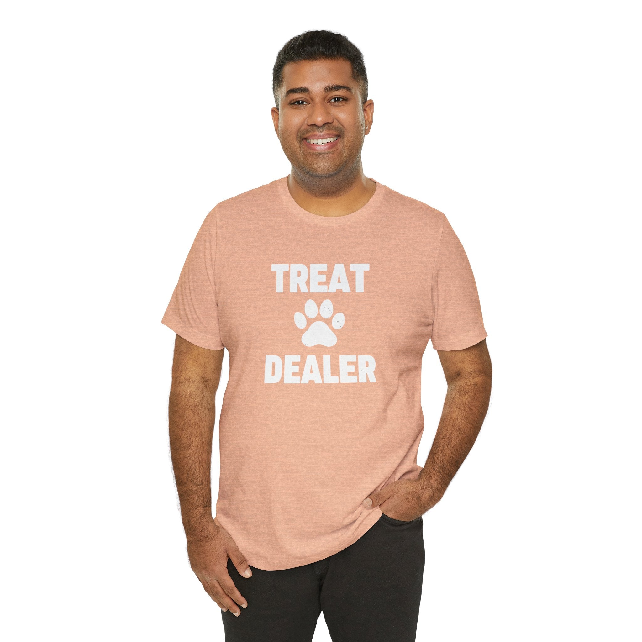 Treat Dealer T-Shirt — Funny Paw Print Tee for Dog Lovers