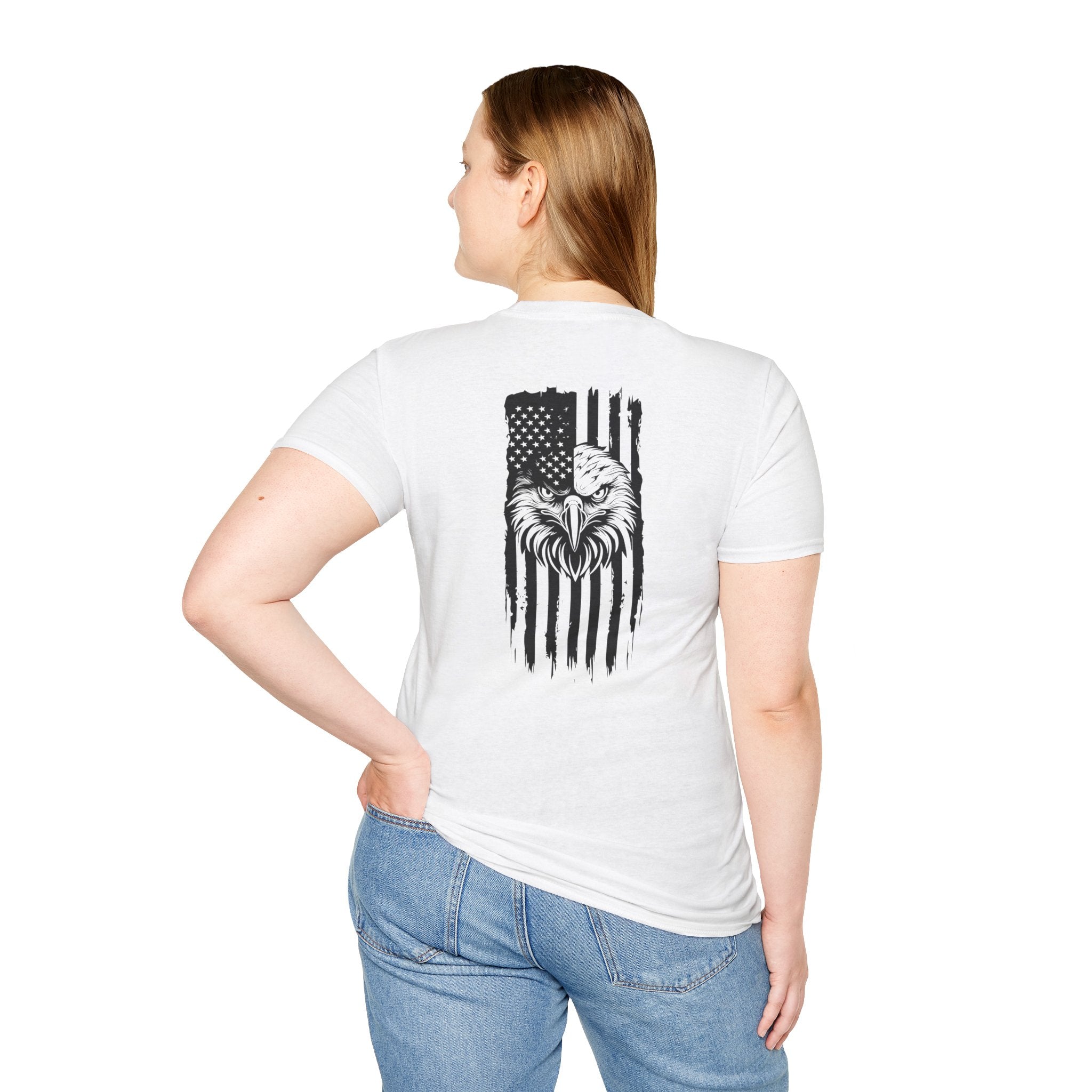 Patriotic Eagle Graphic T-Shirt