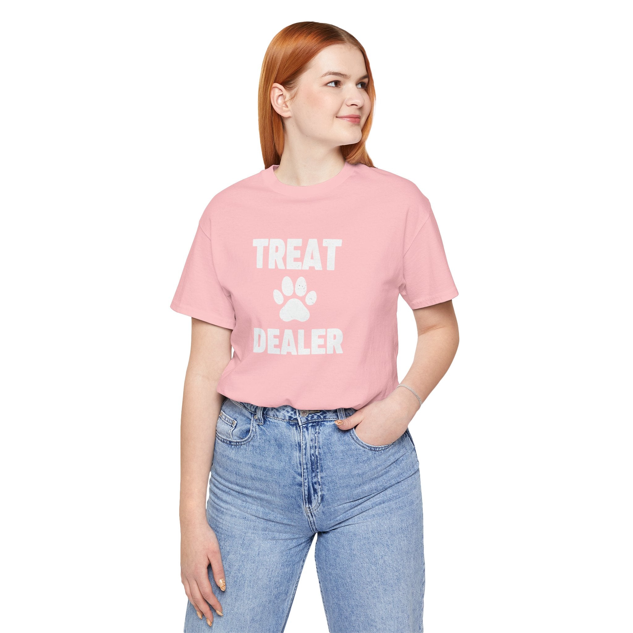 Treat Dealer T-Shirt — Funny Paw Print Tee for Dog Lovers