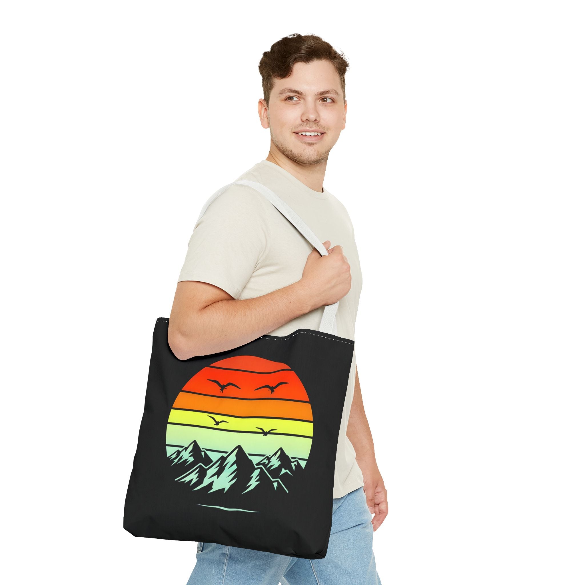 Sunset Mountain Tote Bag