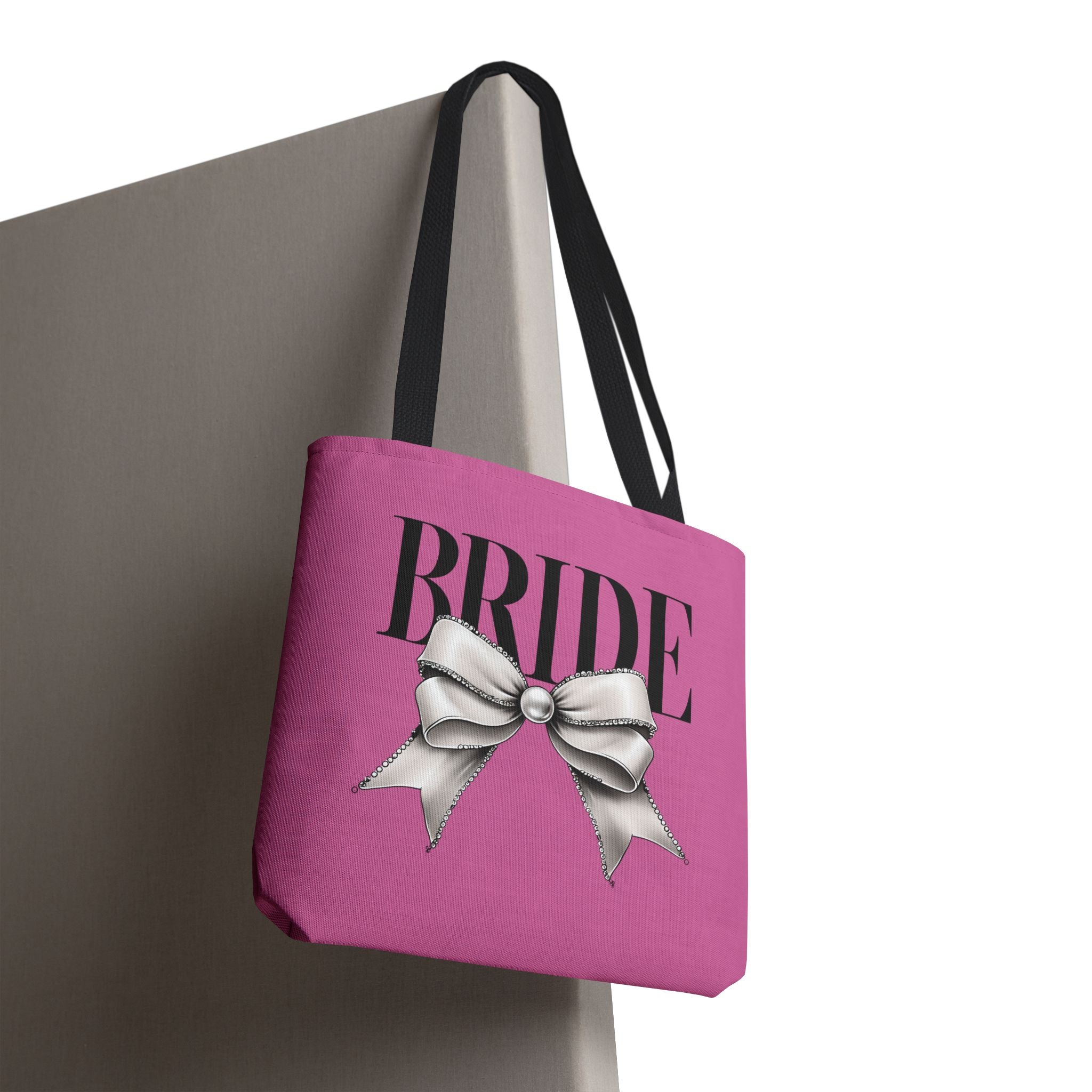Bride Tote Bag with Bow Design