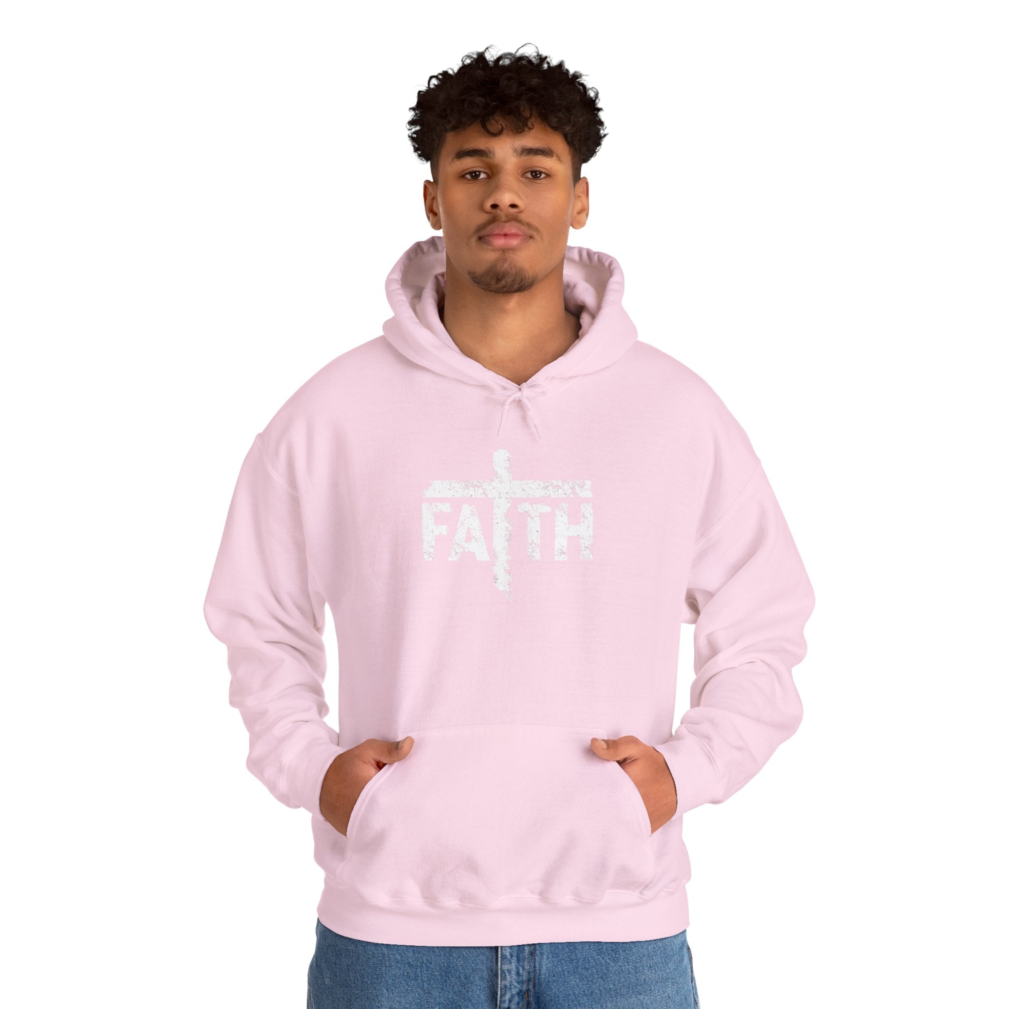Faith Hoodie, Inspirational Sweatshirt for Men and Women, Cozy Pullover for Church, Gifts for Believers, Religious Apparel