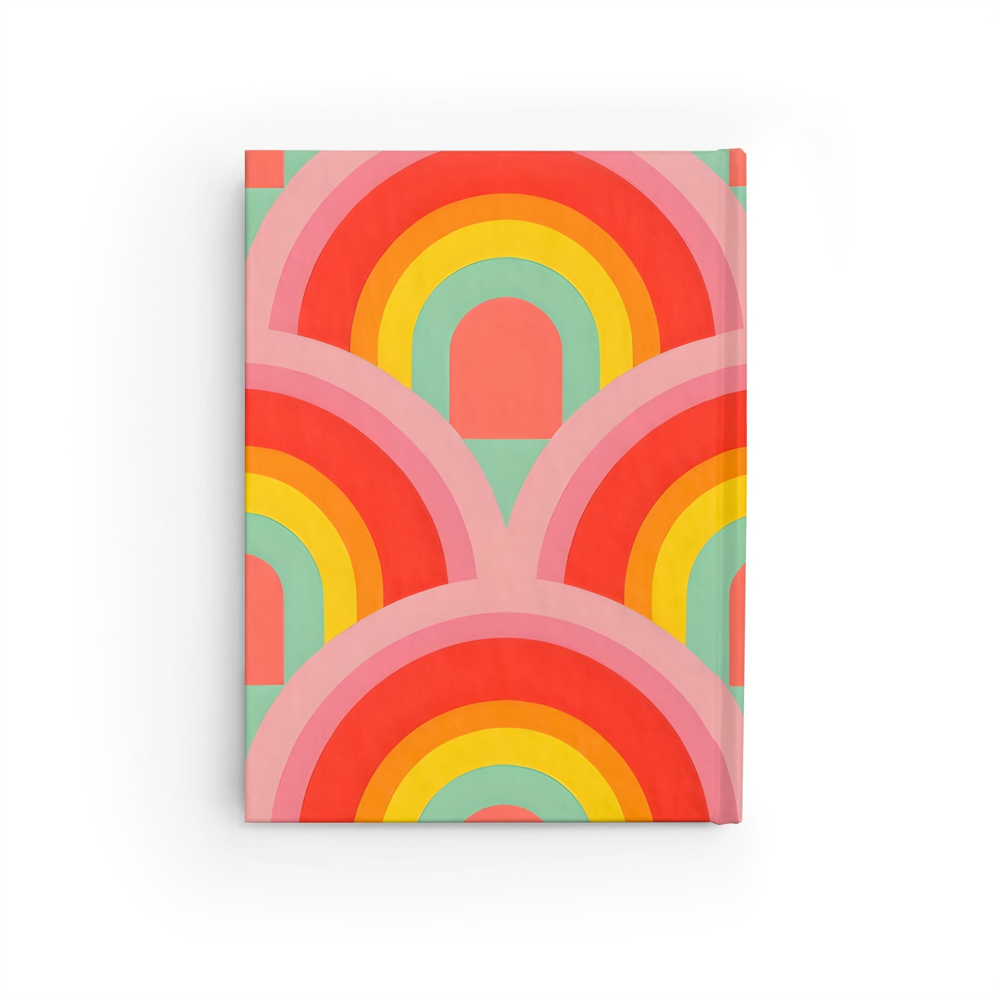 Vibrant Rainbow Journal, Colorful Notebook, Inspirational Gift, Artistic Diary, Creative Writing Journal, Fun Stationery