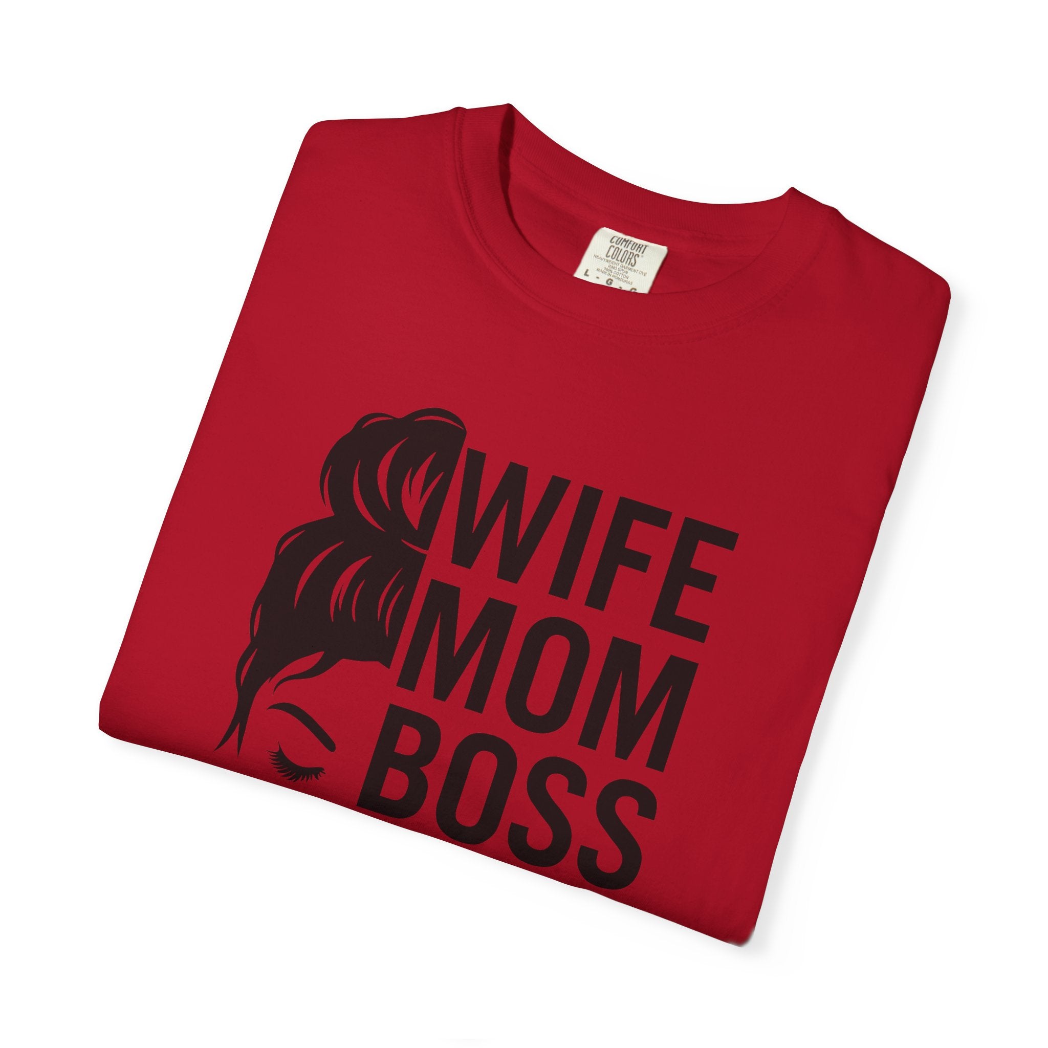 Wife Mom Boss T-Shirt, Unisex Tee for Moms, Gift for New Moms, Casual Outfit, Mother's Day Gift