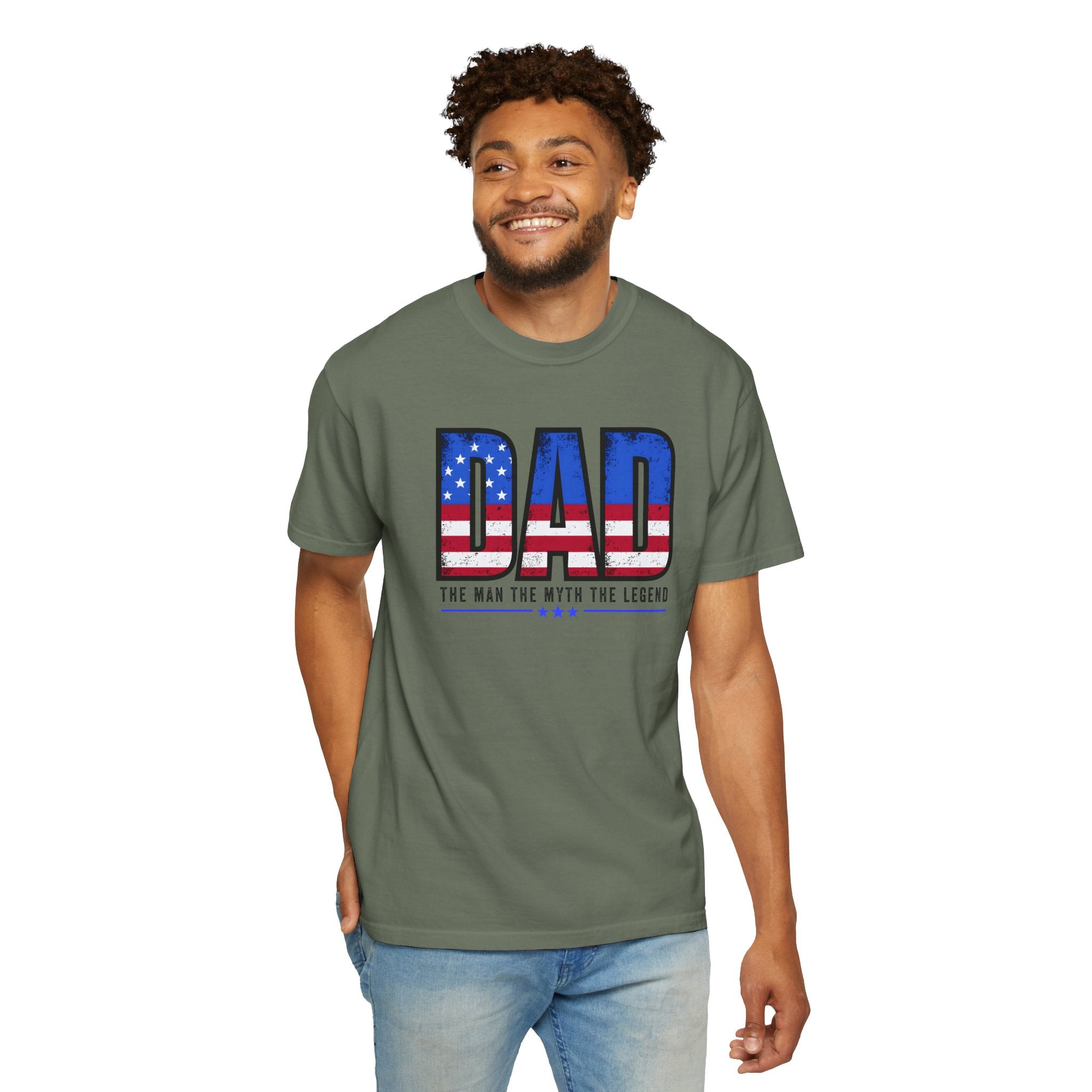 Unisex Garment-Dyed T-shirt Dad the man