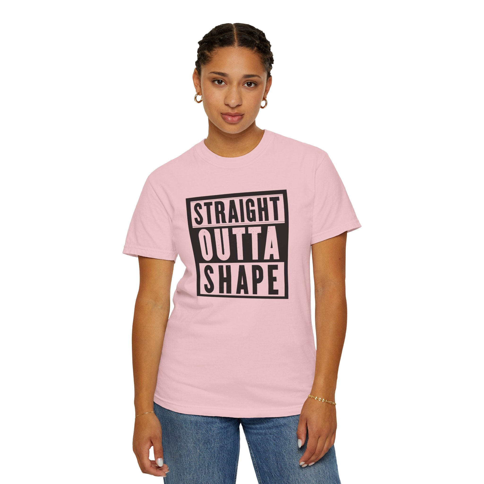 Shape Distorted Unisex Garment-Dyed T-shirt
