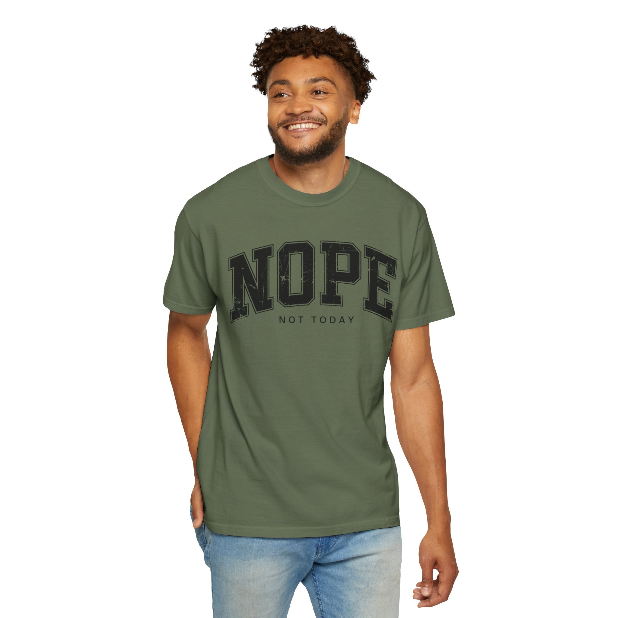 Unisex T-shirt Nope Not Today Funny Graphic Tee