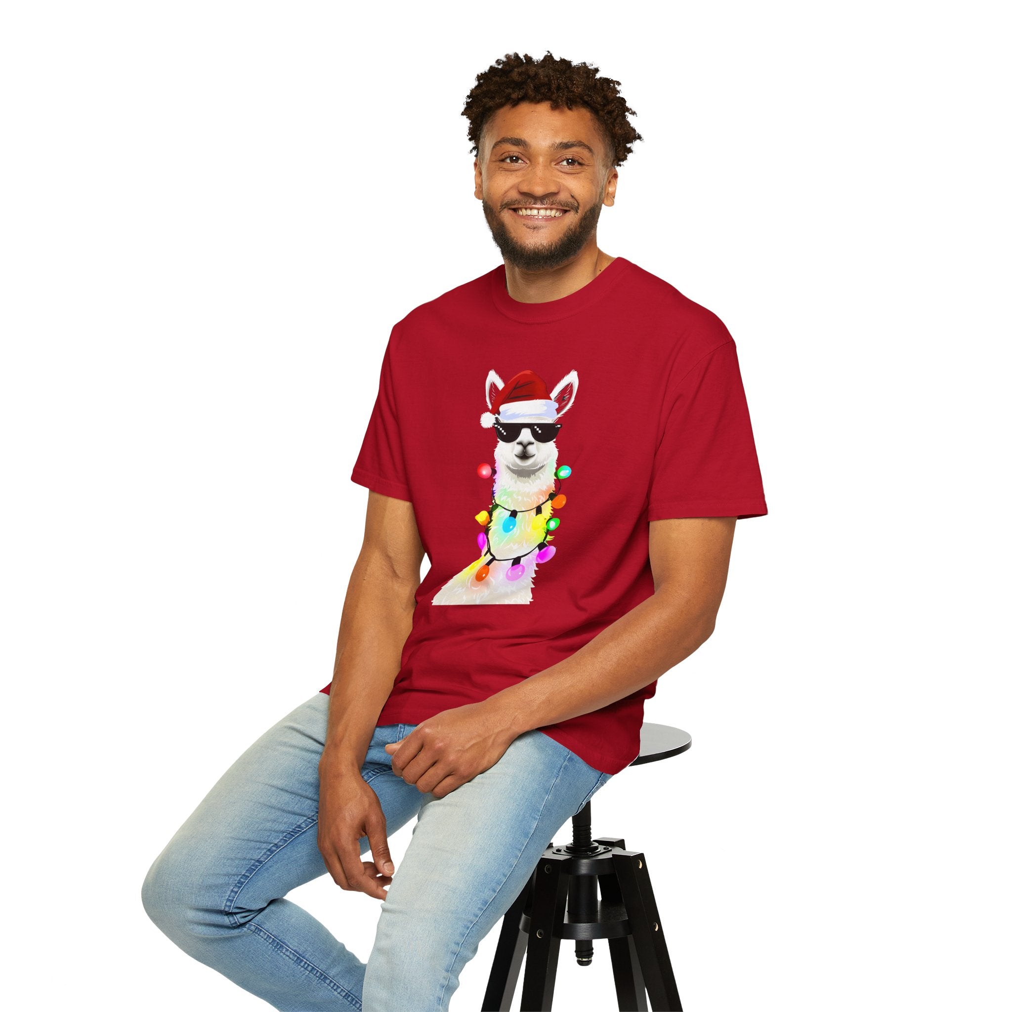 Cool Christmas Llama T-Shirt