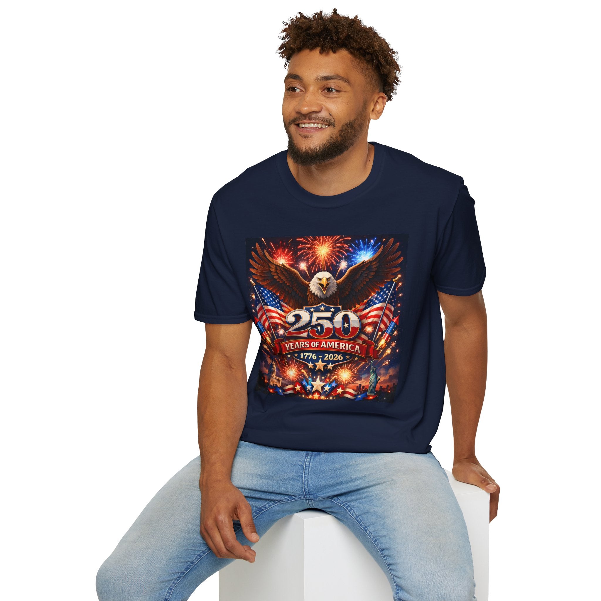 250 Years of America T-Shirt — Patriotic Eagle 1776–2026 Independence Day Tee