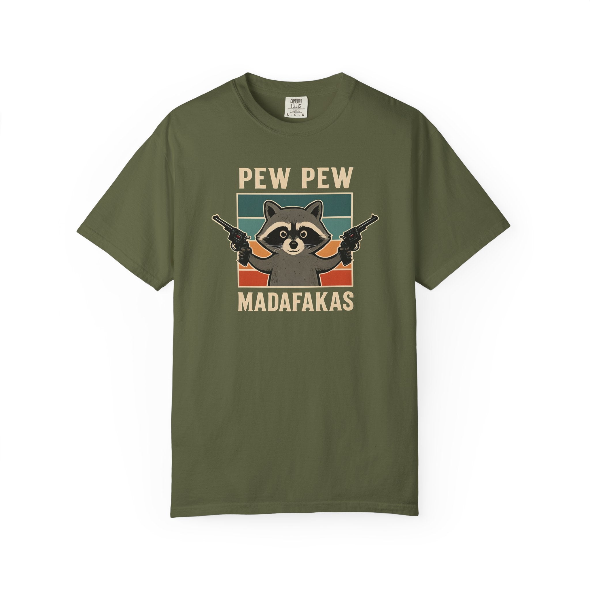 Pew Pew MafaFakas T-Shirt - Fun Unisex Garment-Dyed Tee