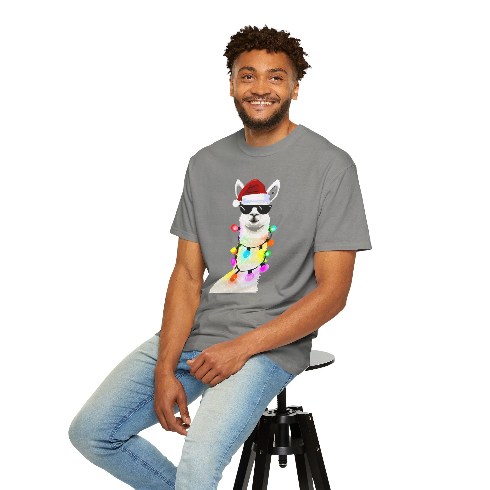Cool Christmas Llama T-Shirt