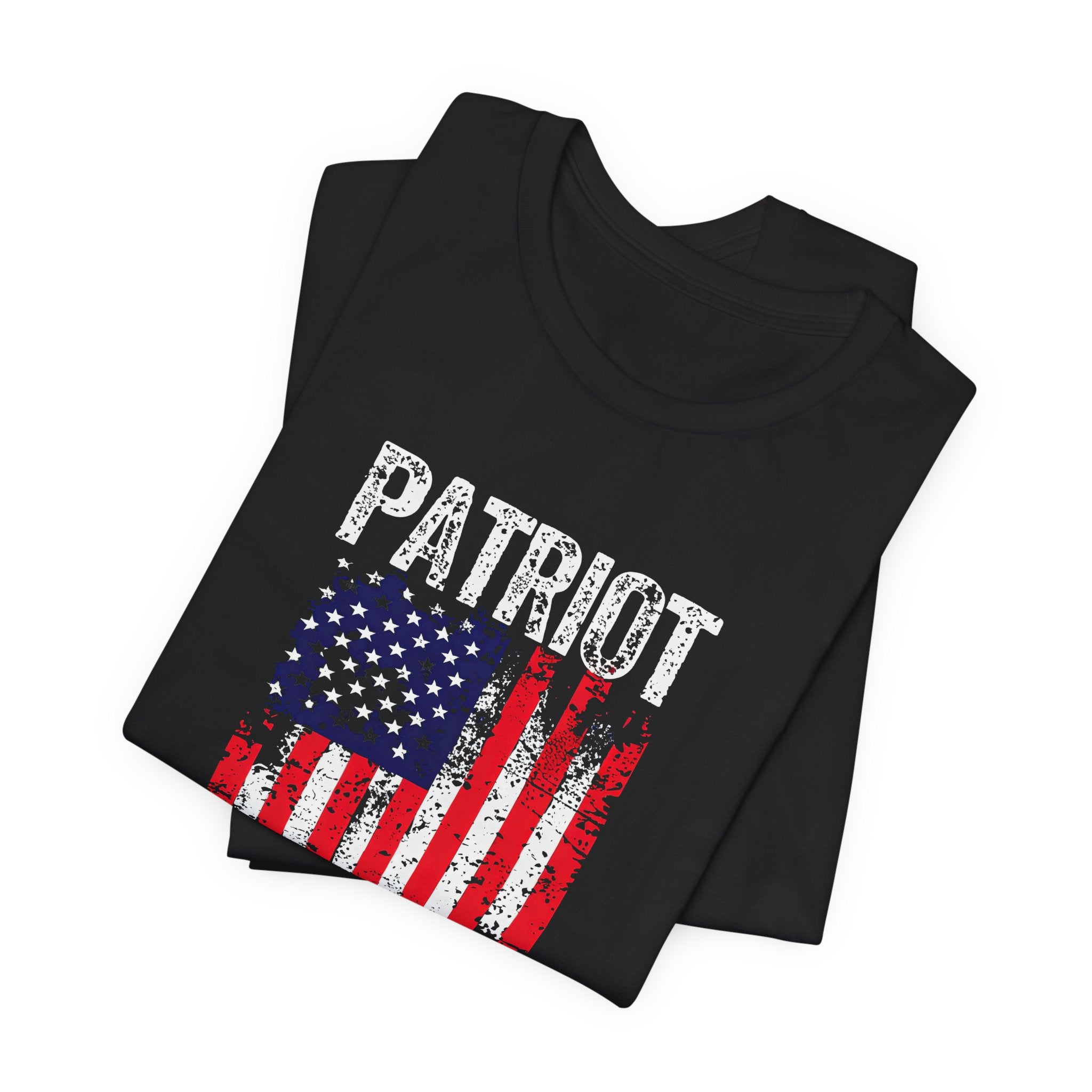 Patriot American Flag Tee — Distressed USA Graphic T‑Shirt