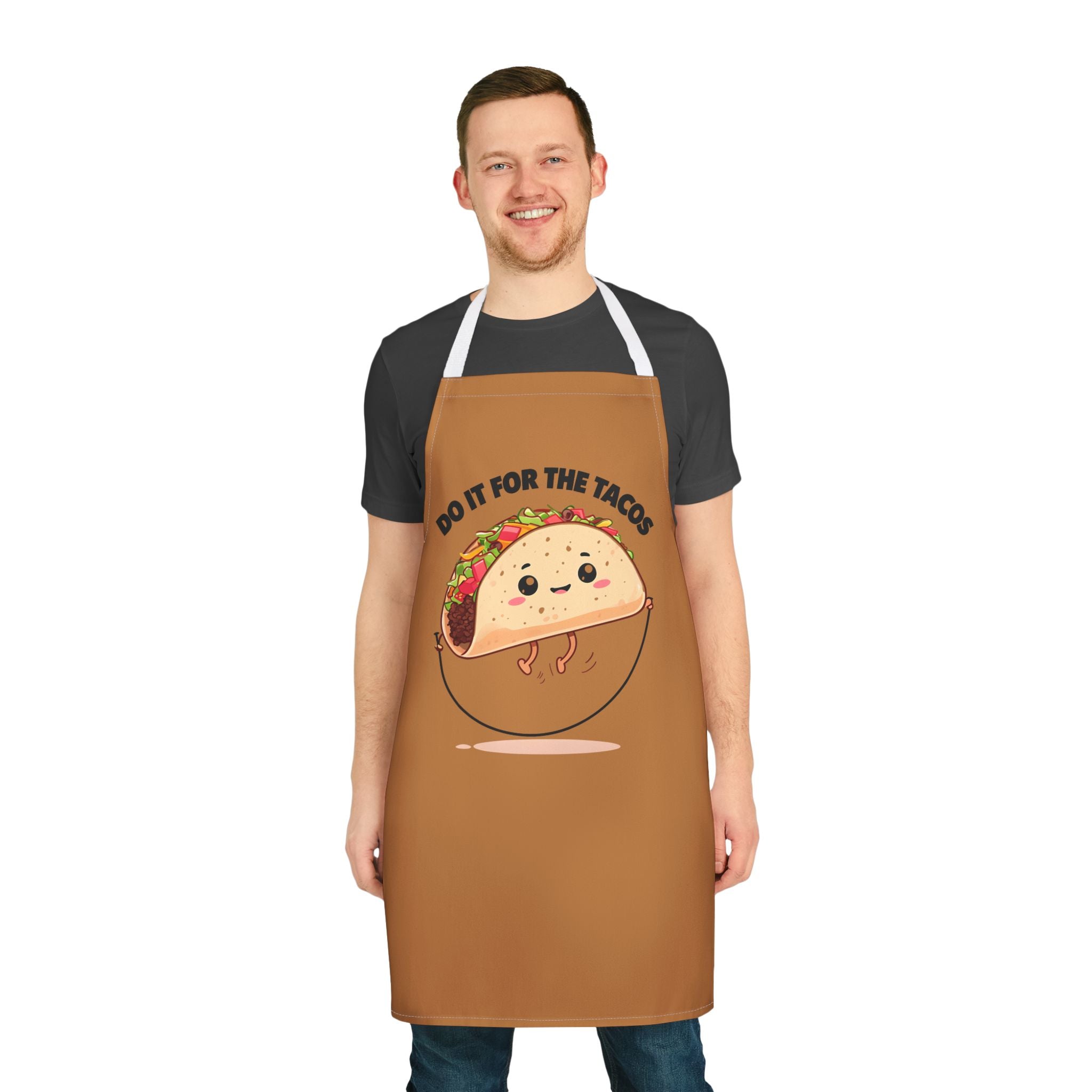 Apron — "Do It For The Tacos" Cute Taco Graphic Cooking Apron