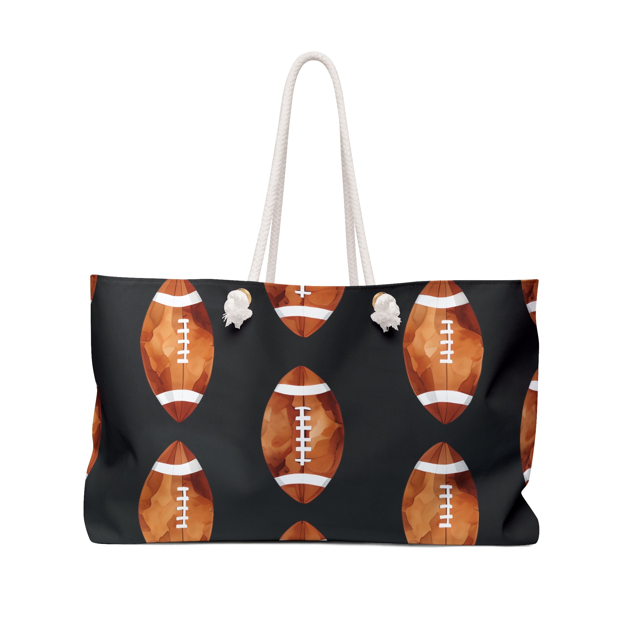 Football Themed Weekender Bag - Perfect for Tailgates and Outdoor Adventures