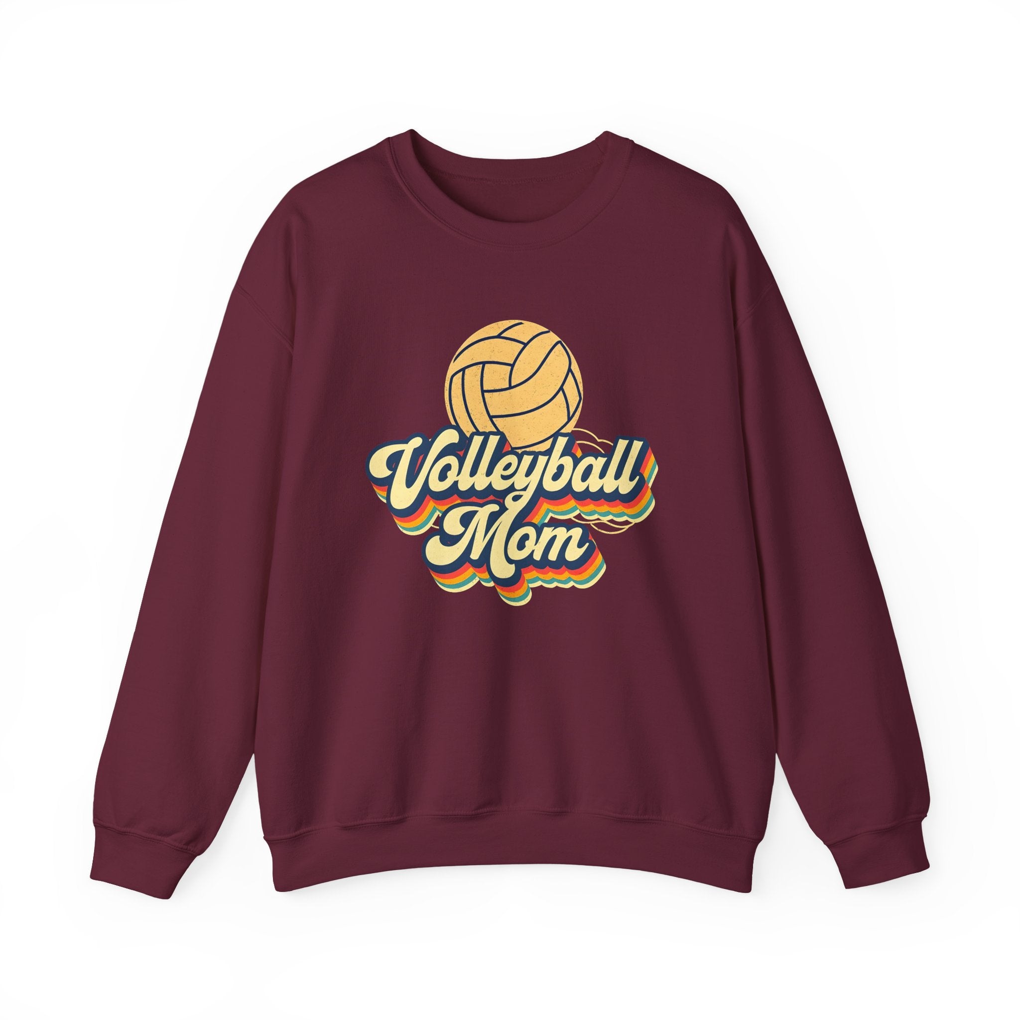 Volleyball Mom Sweatshirt - Cozy Crewneck for Sports Lovers, Gift for Volleyball Moms, Comfortable Athletic Apparel, Perfect for Game [...]