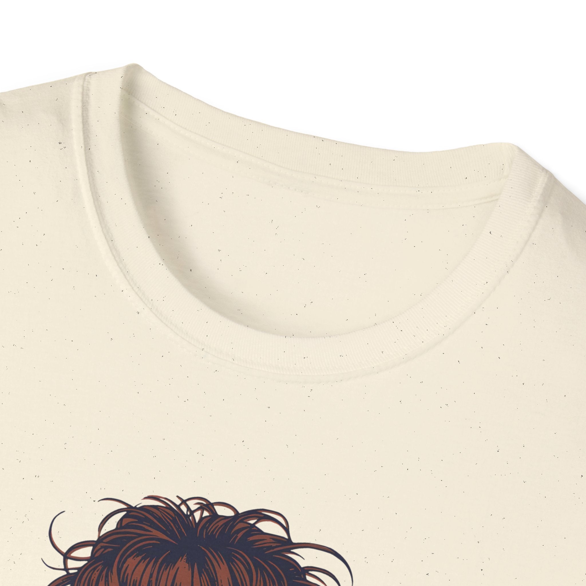 American Mom T-Shirt — Patriotic Messy Bun Sunglasses Tee