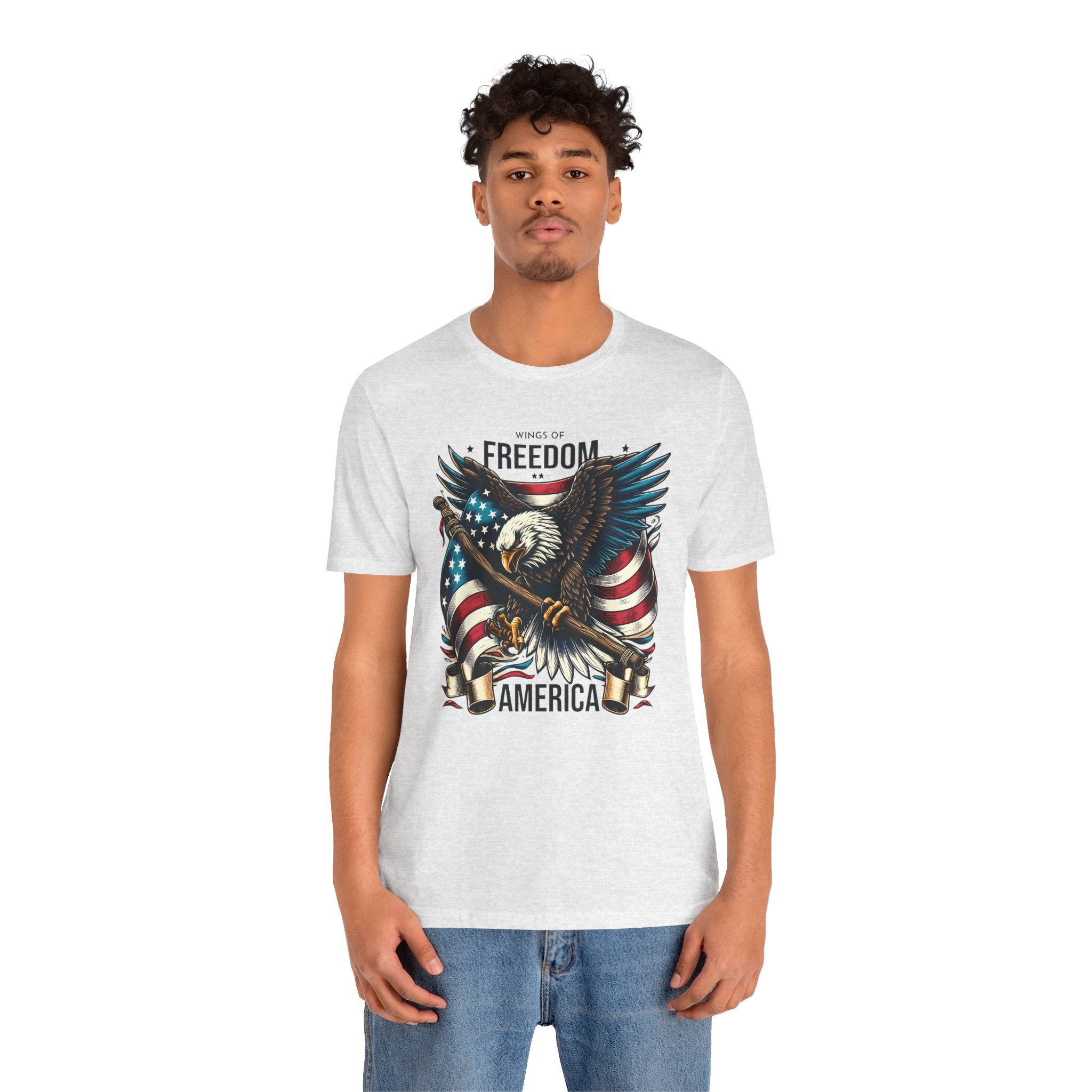 Patriotic Eagle T-Shirt – Freedom America Graphic Tee