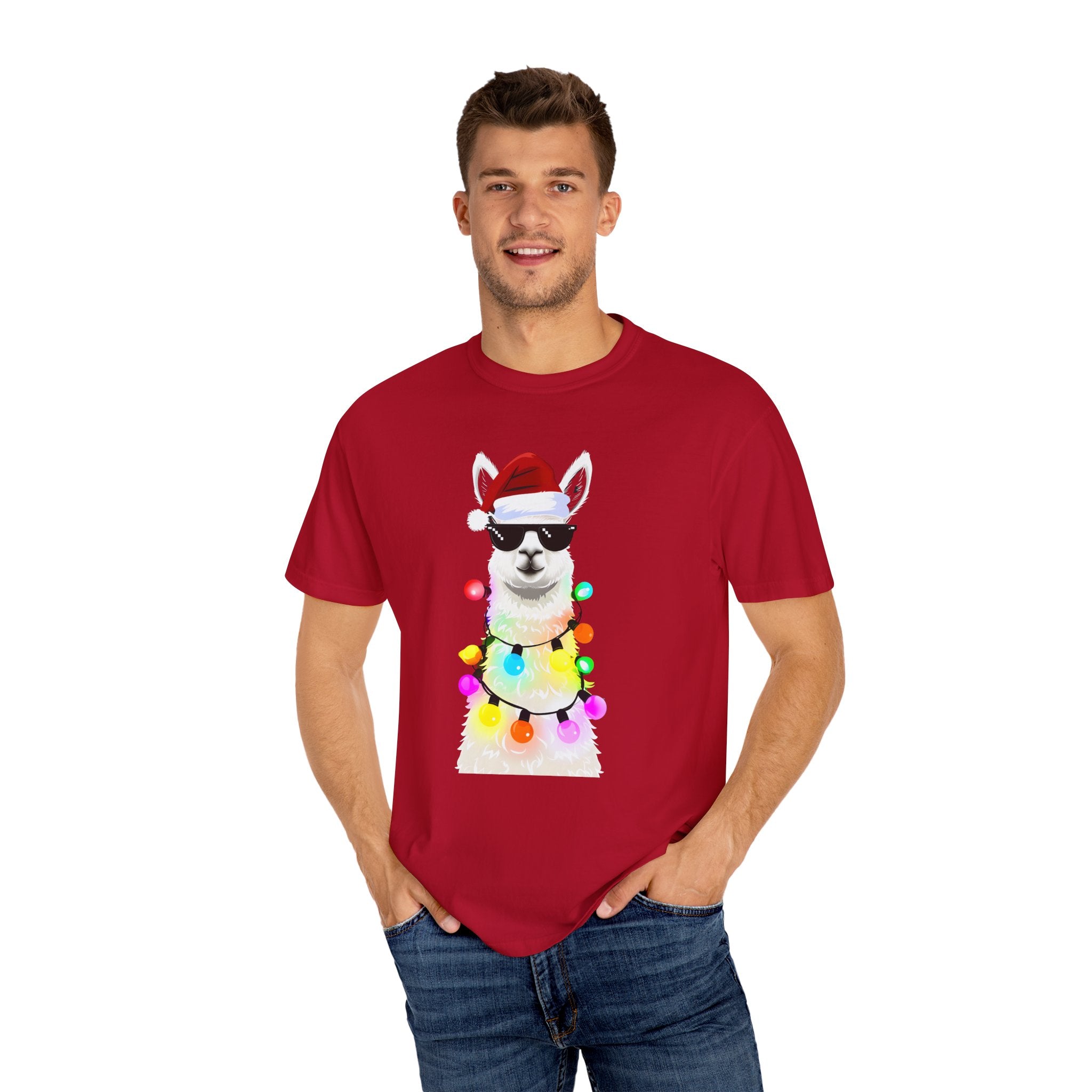 Cool Christmas Llama T-Shirt