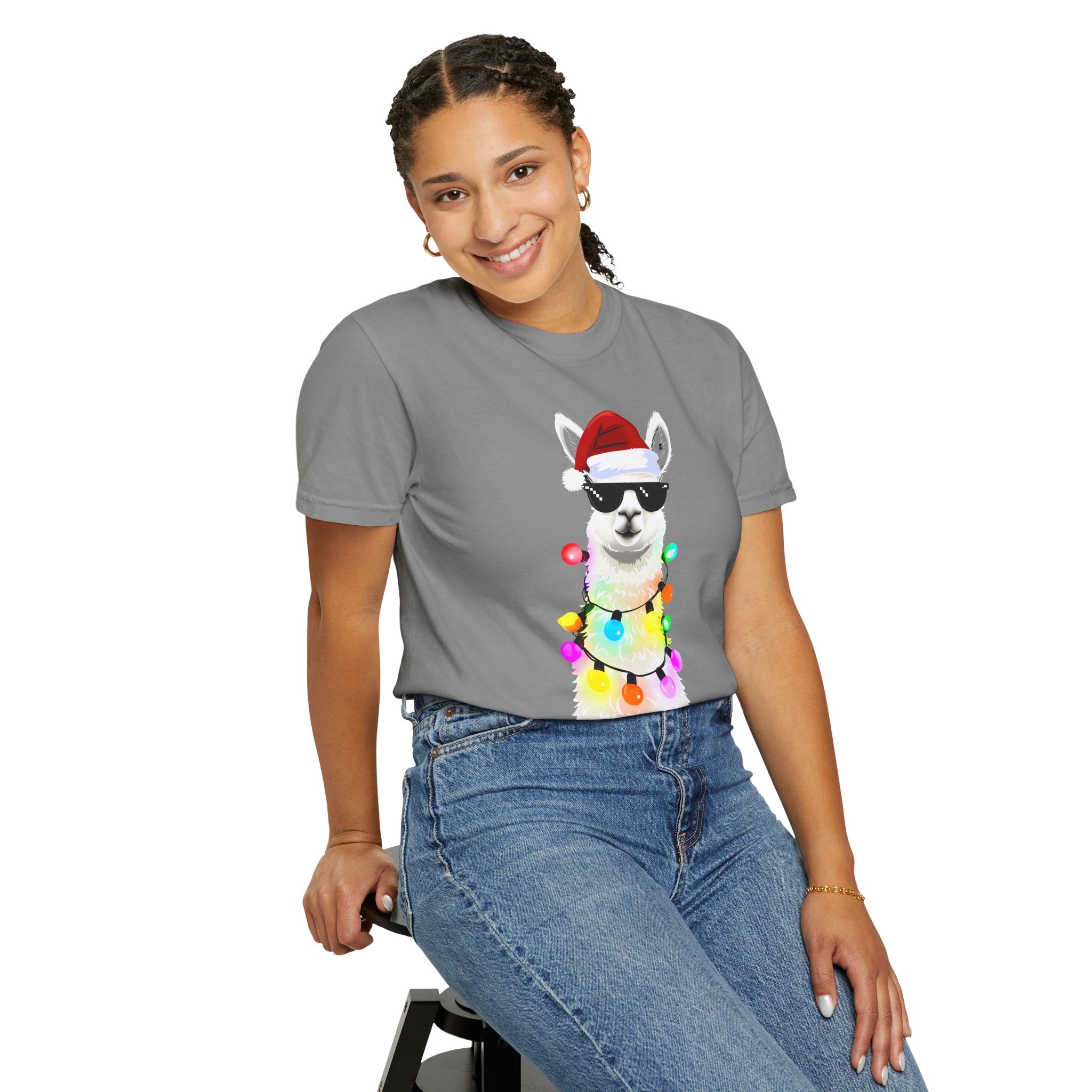 Cool Christmas Llama T-Shirt