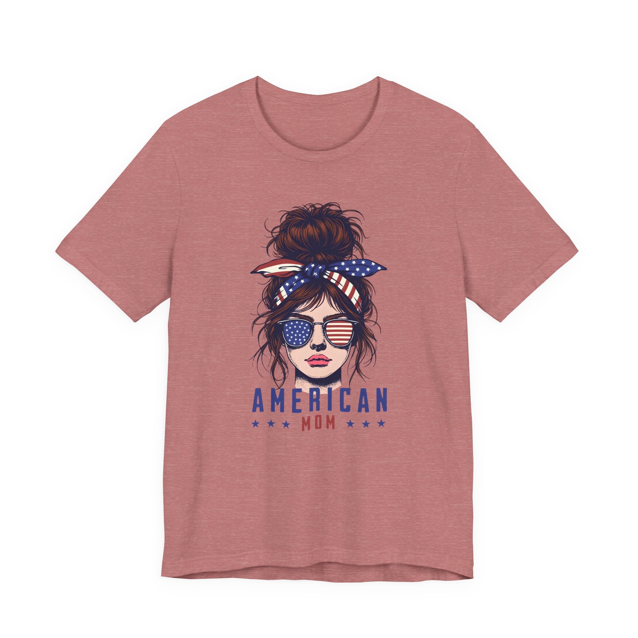 American Mom T-Shirt – Patriotic Mom Graphic Tee