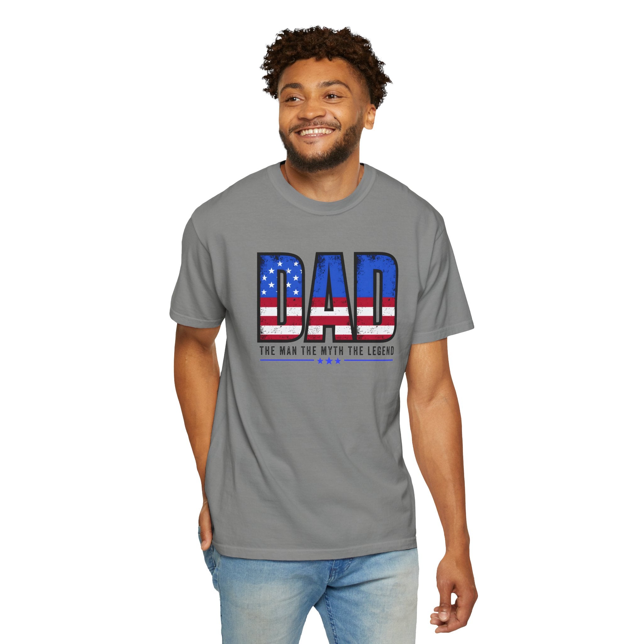 Unisex Garment-Dyed T-shirt Dad the man
