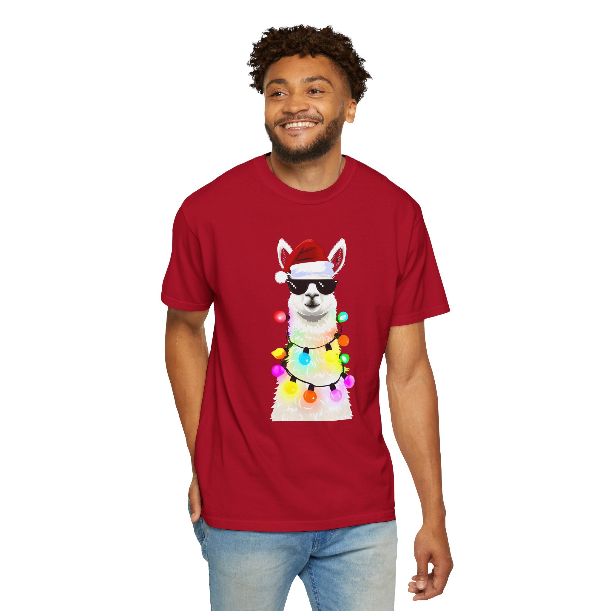 Cool Christmas Llama T-Shirt