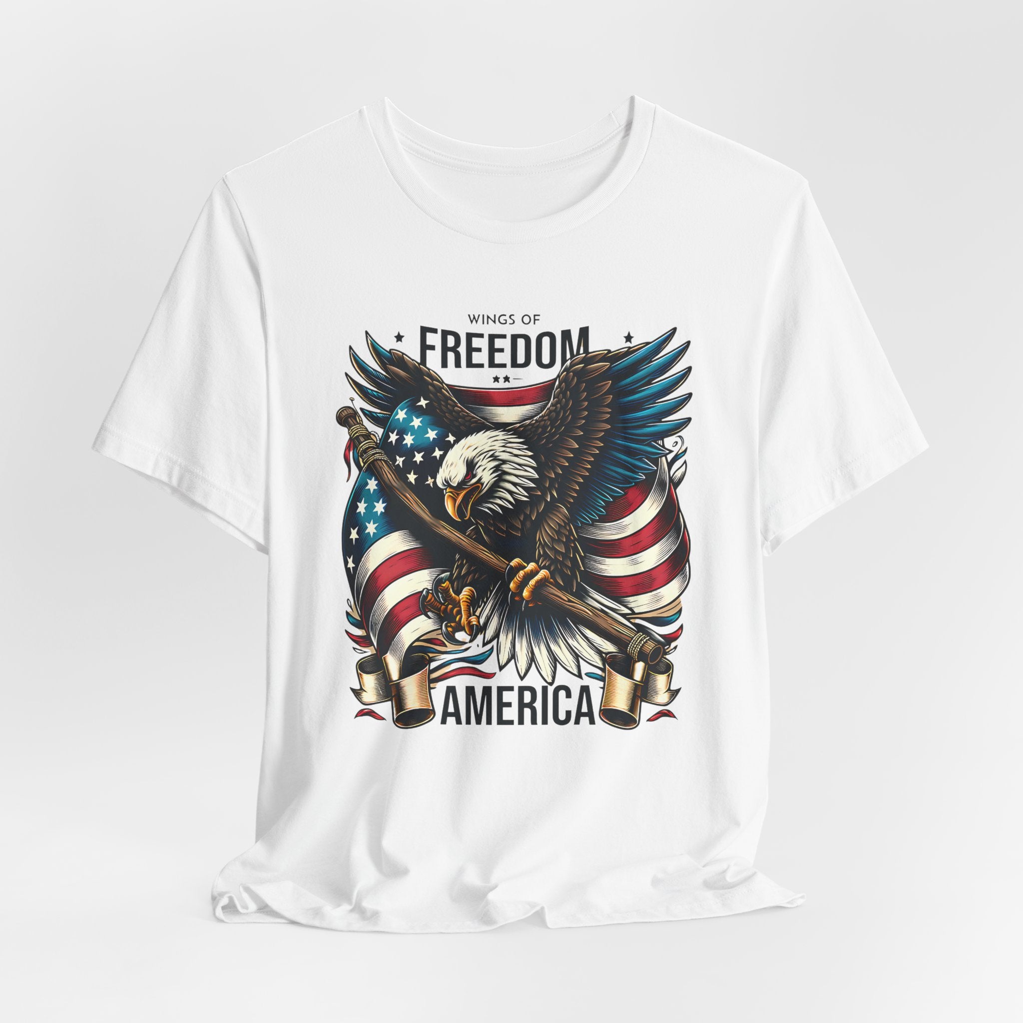 Patriotic Eagle T-Shirt – Freedom America Graphic Tee