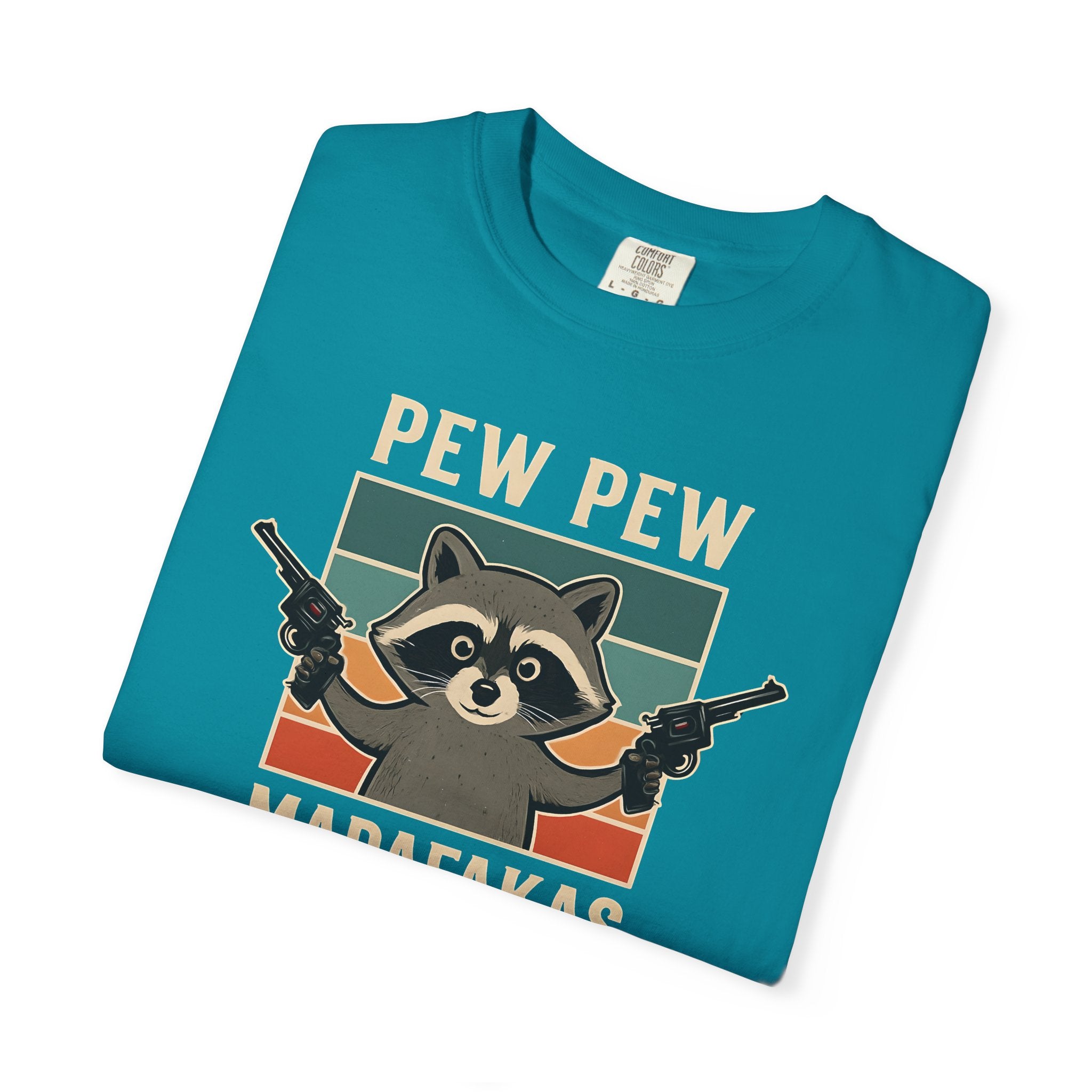 Pew Pew MafaFakas T-Shirt - Fun Unisex Garment-Dyed Tee