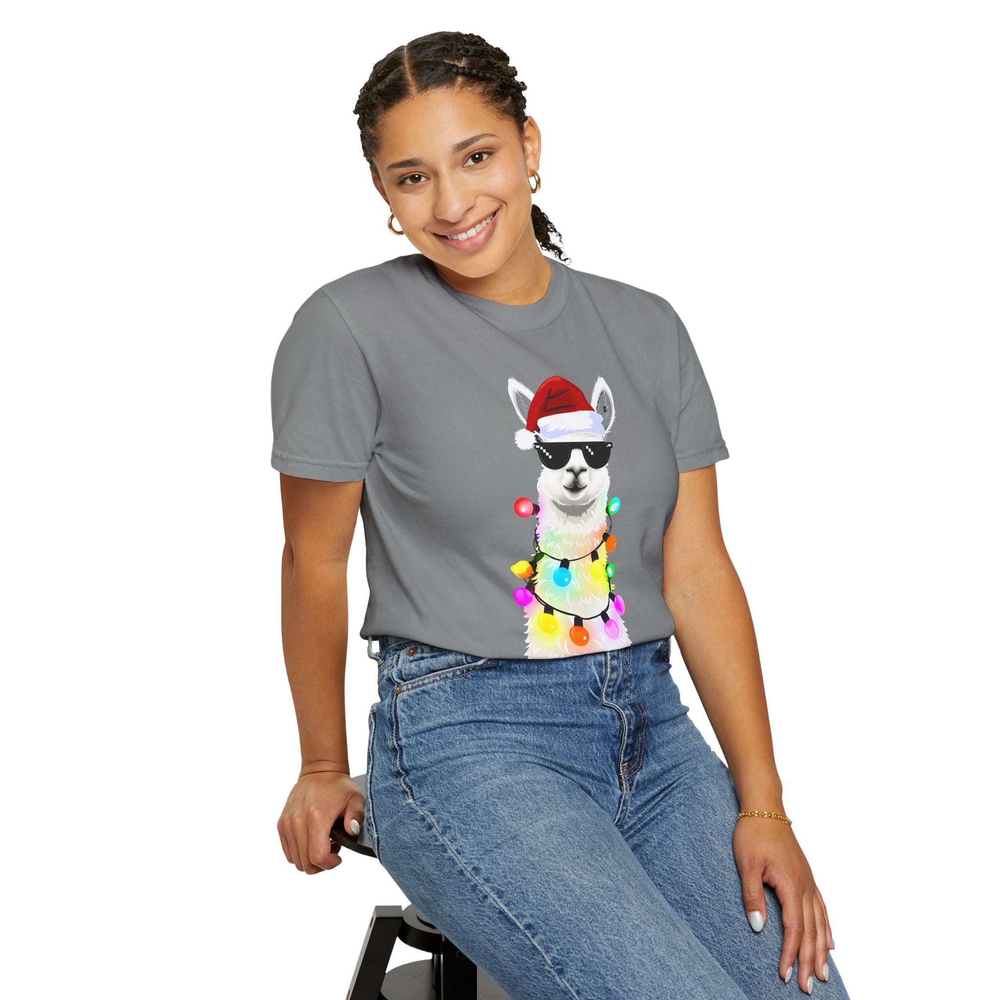Cool Christmas Llama T-Shirt