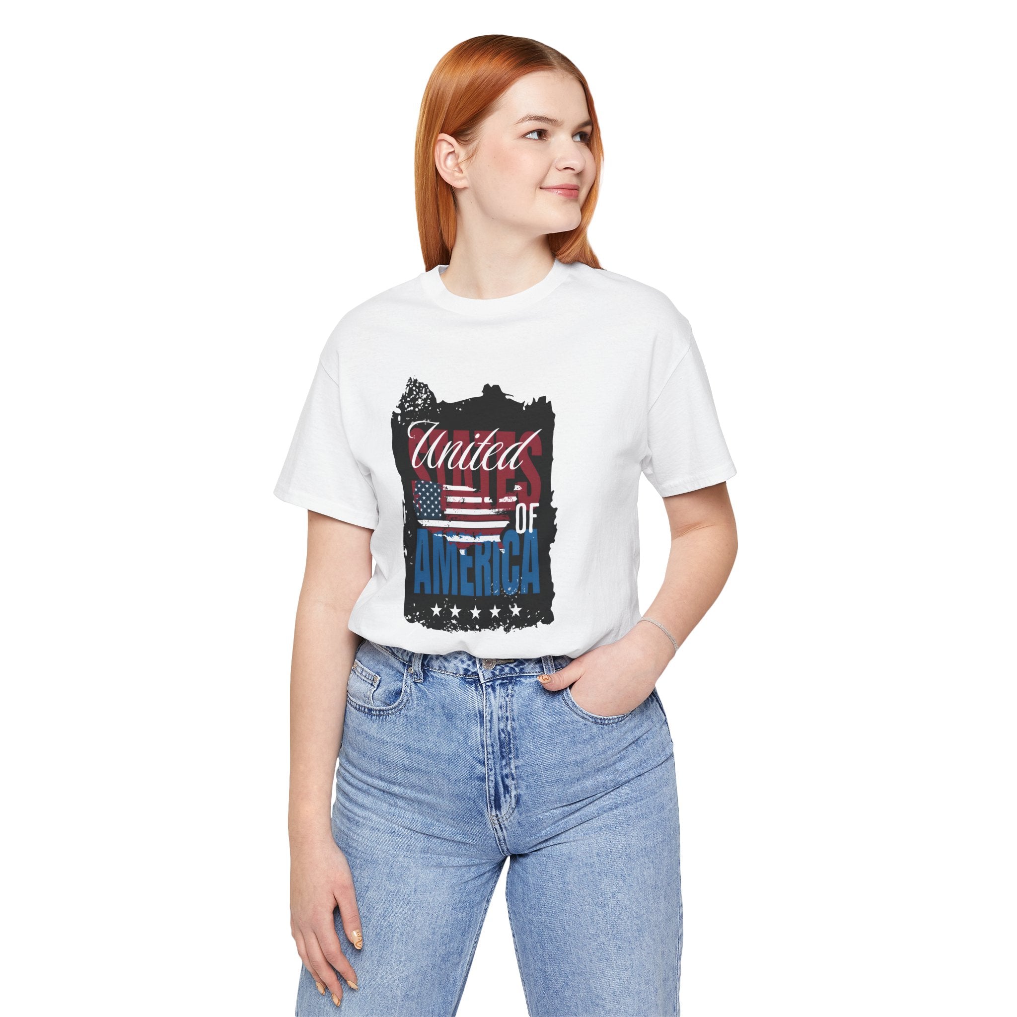 United of America Flag T-Shirt — Patriotic USA Graphic Tee