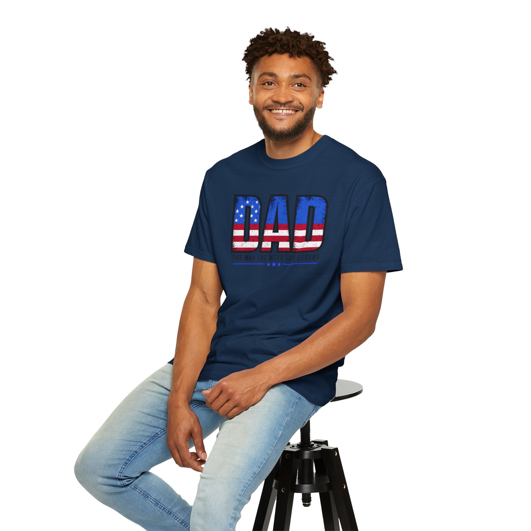 Unisex Garment-Dyed T-shirt Dad the man