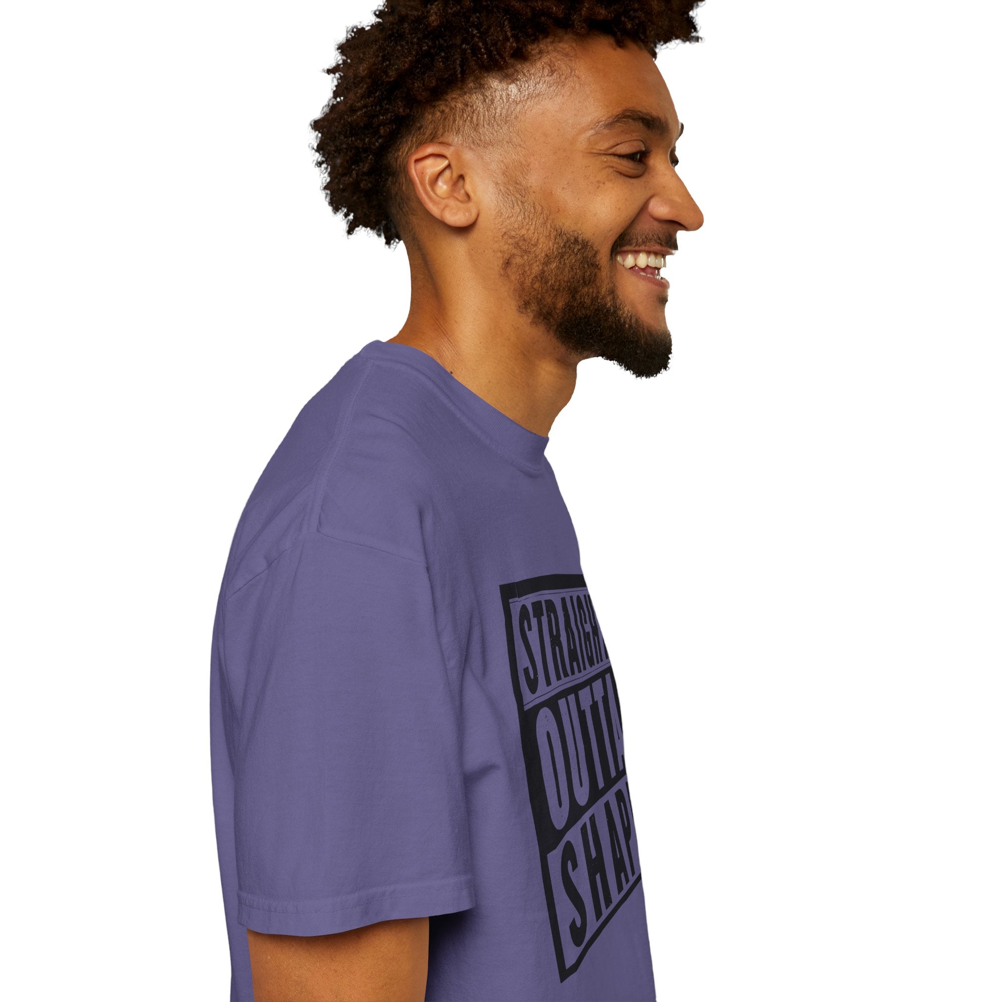 Shape Distorted Unisex Garment-Dyed T-shirt