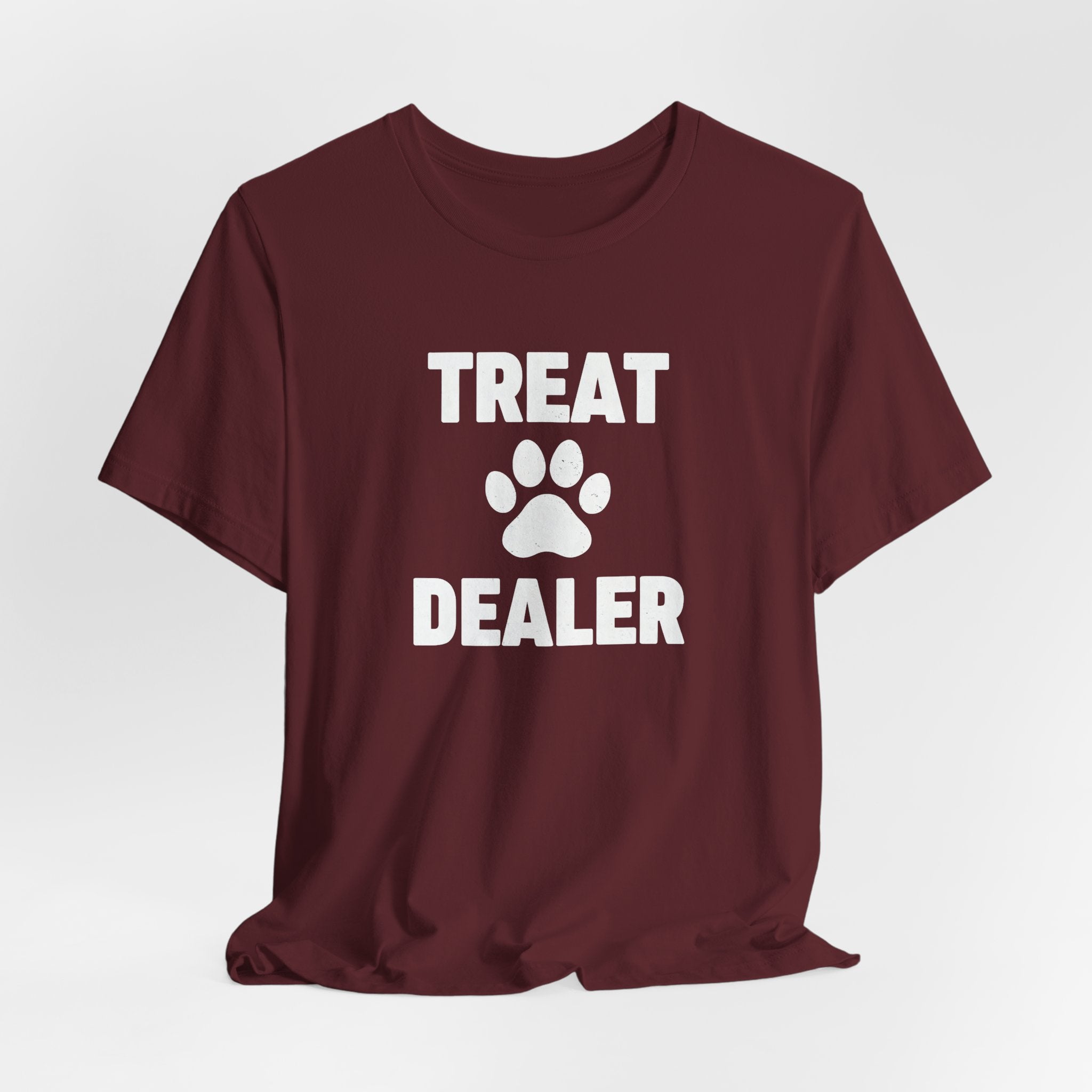 Treat Dealer T-Shirt — Funny Paw Print Tee for Dog Lovers