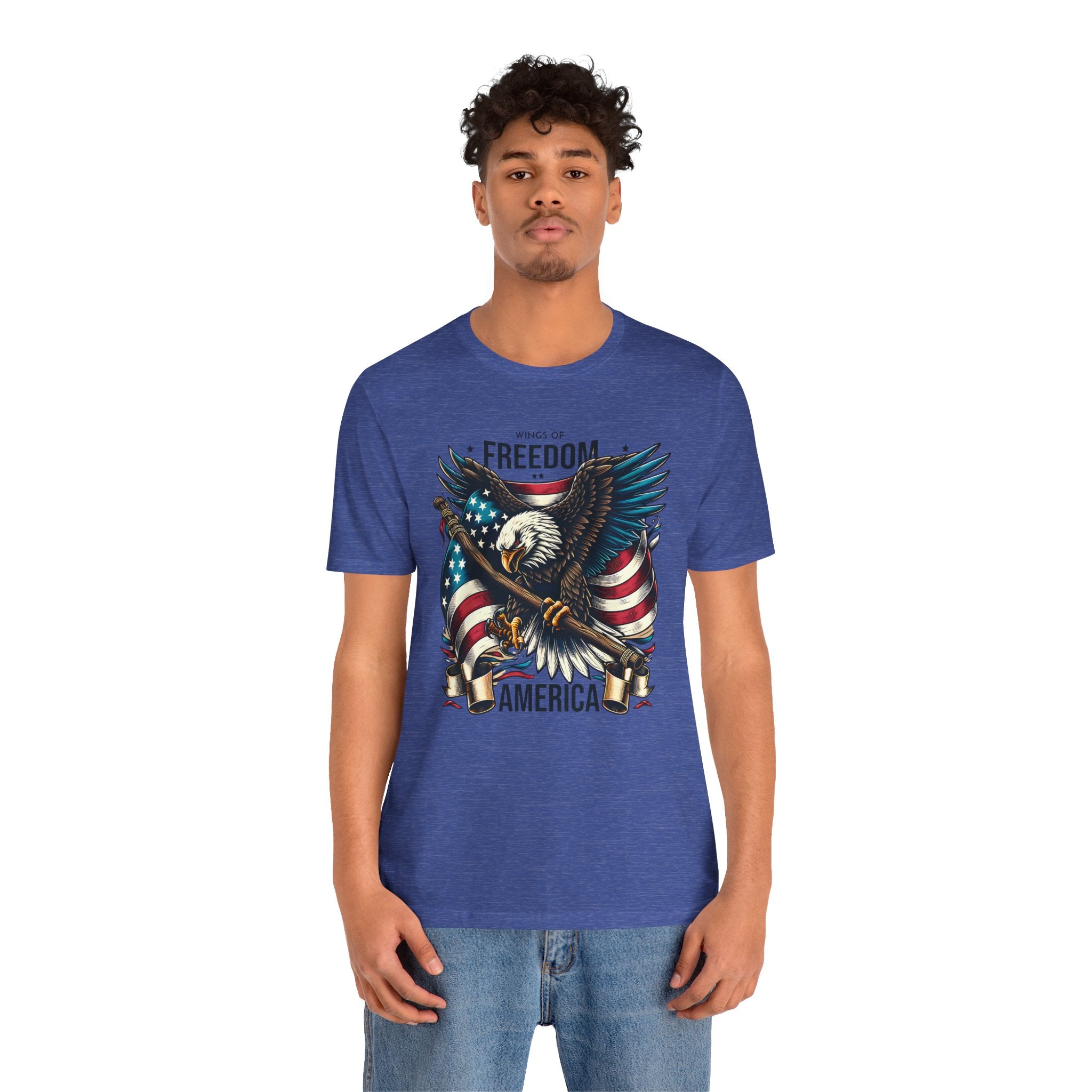 Patriotic Eagle T-Shirt – Freedom America Graphic Tee