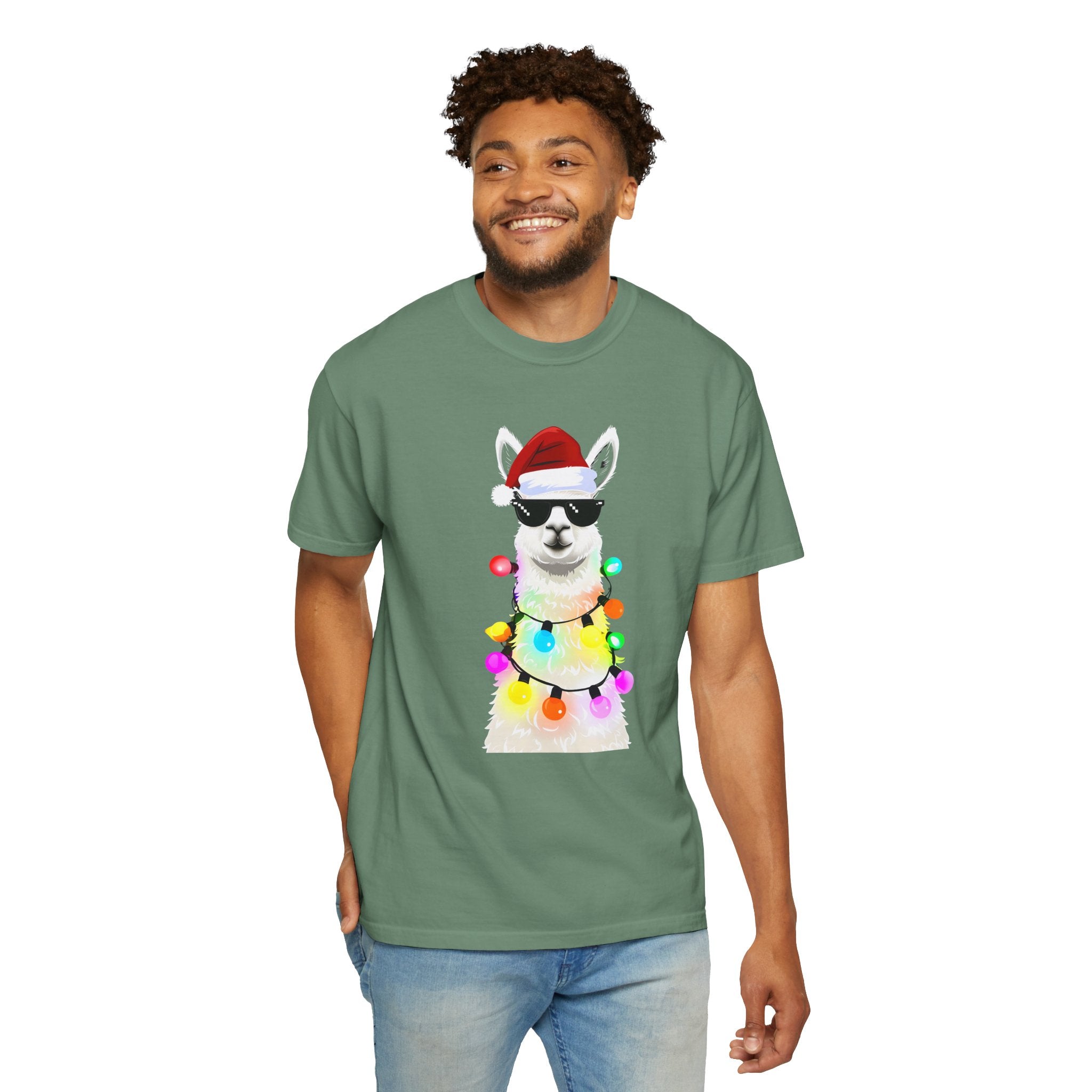Cool Christmas Llama T-Shirt