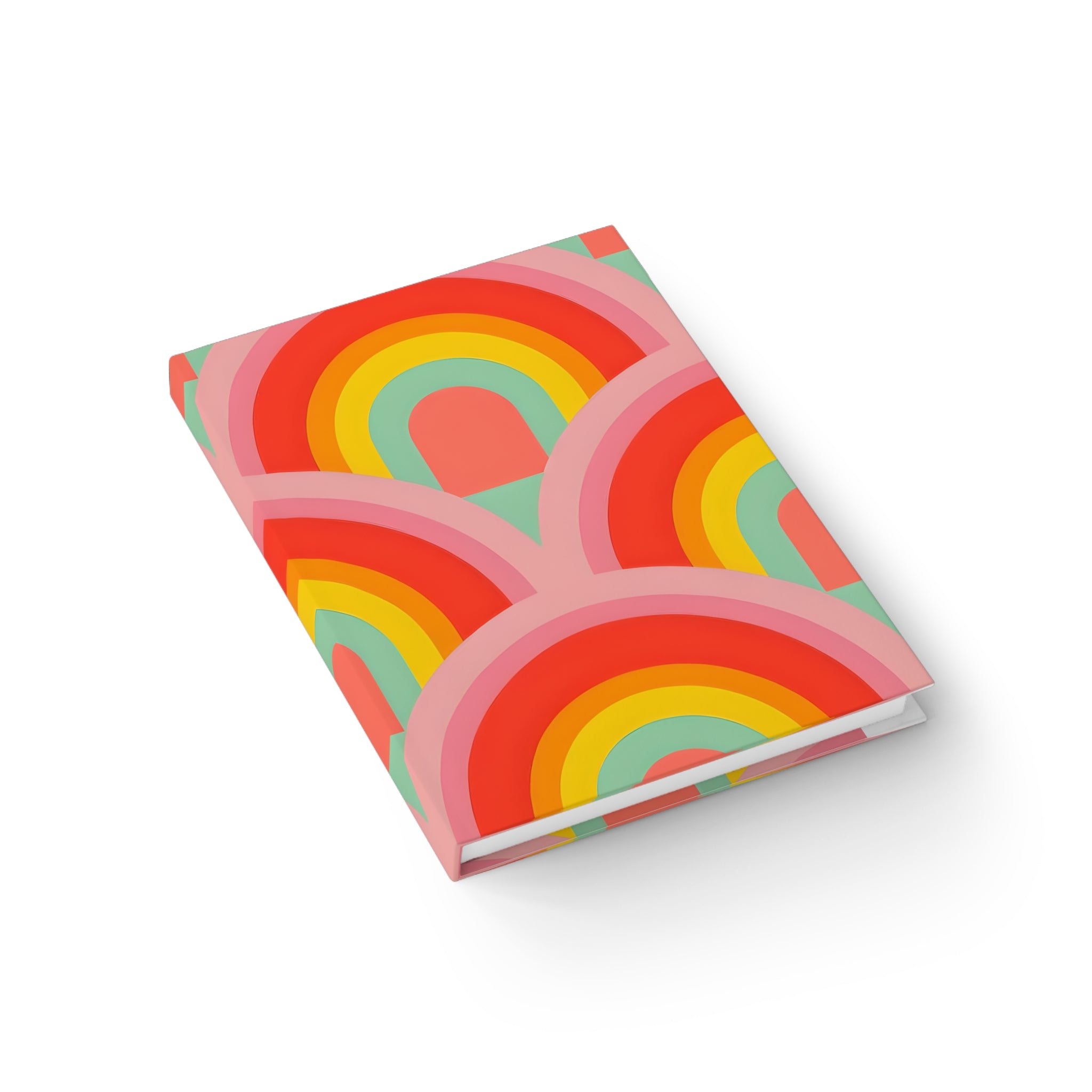 Vibrant Rainbow Journal, Colorful Notebook, Inspirational Gift, Artistic Diary, Creative Writing Journal, Fun Stationery
