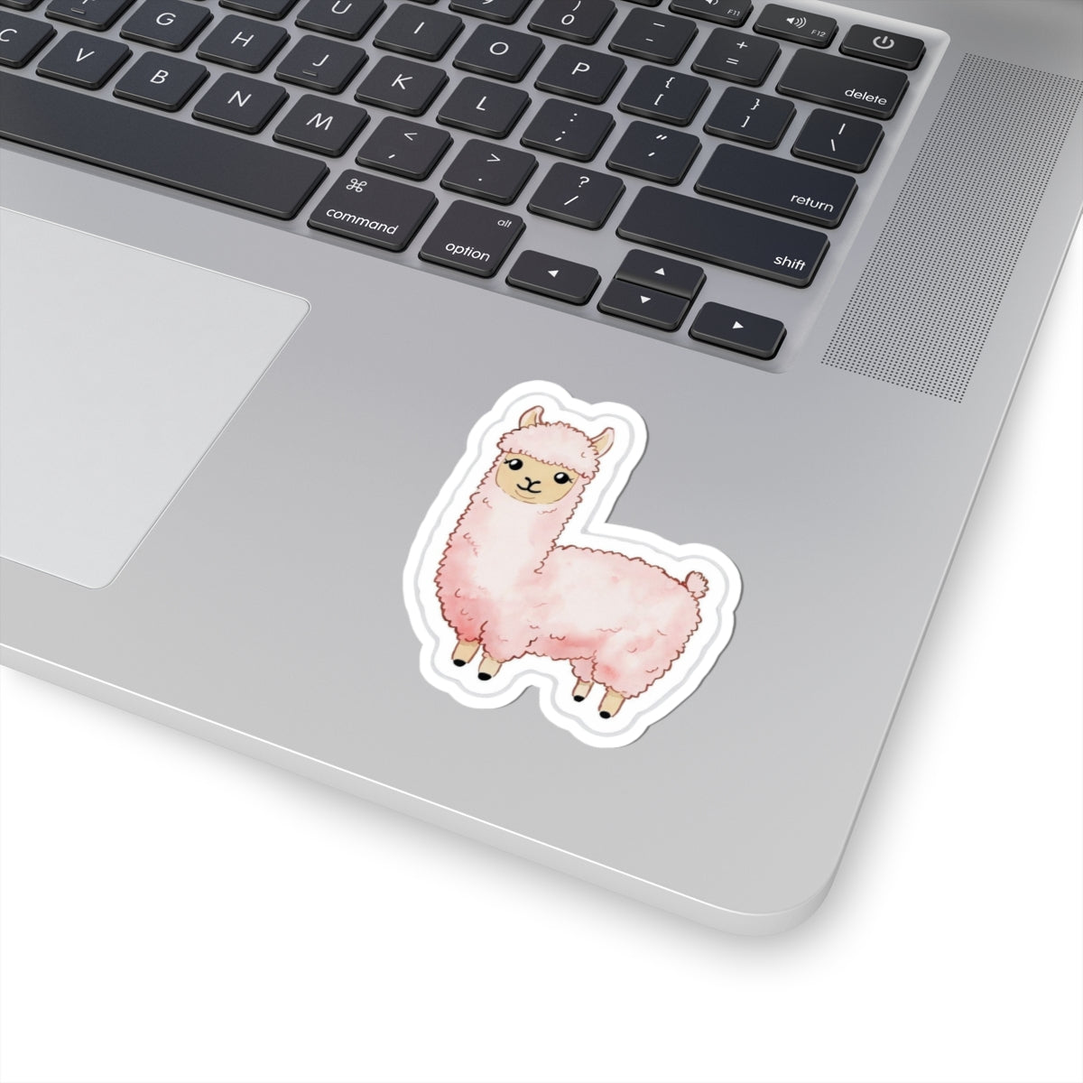 Cute Pink Llama Kiss-Cut Stickers for Youthful Vibes