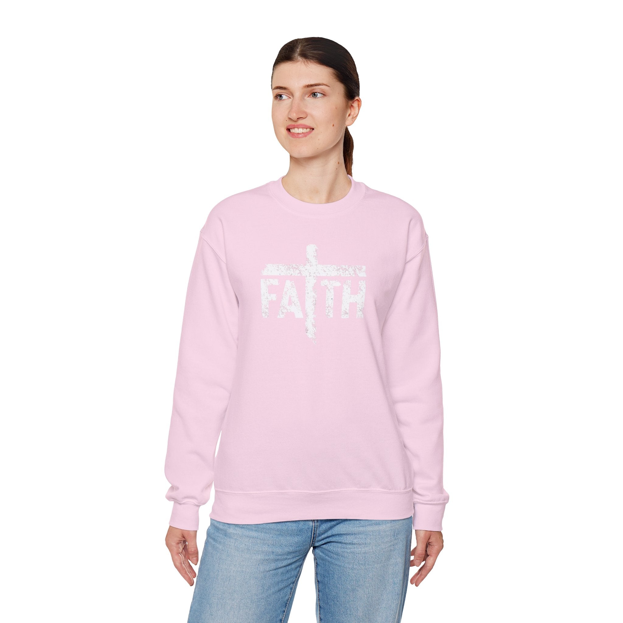Faith-Inspired Unisex Crewneck Sweatshirt - Cozy Faithful Apparel, Gifts for Believers, Religious Sweatshirt, Christian Comfort Wear, [...]