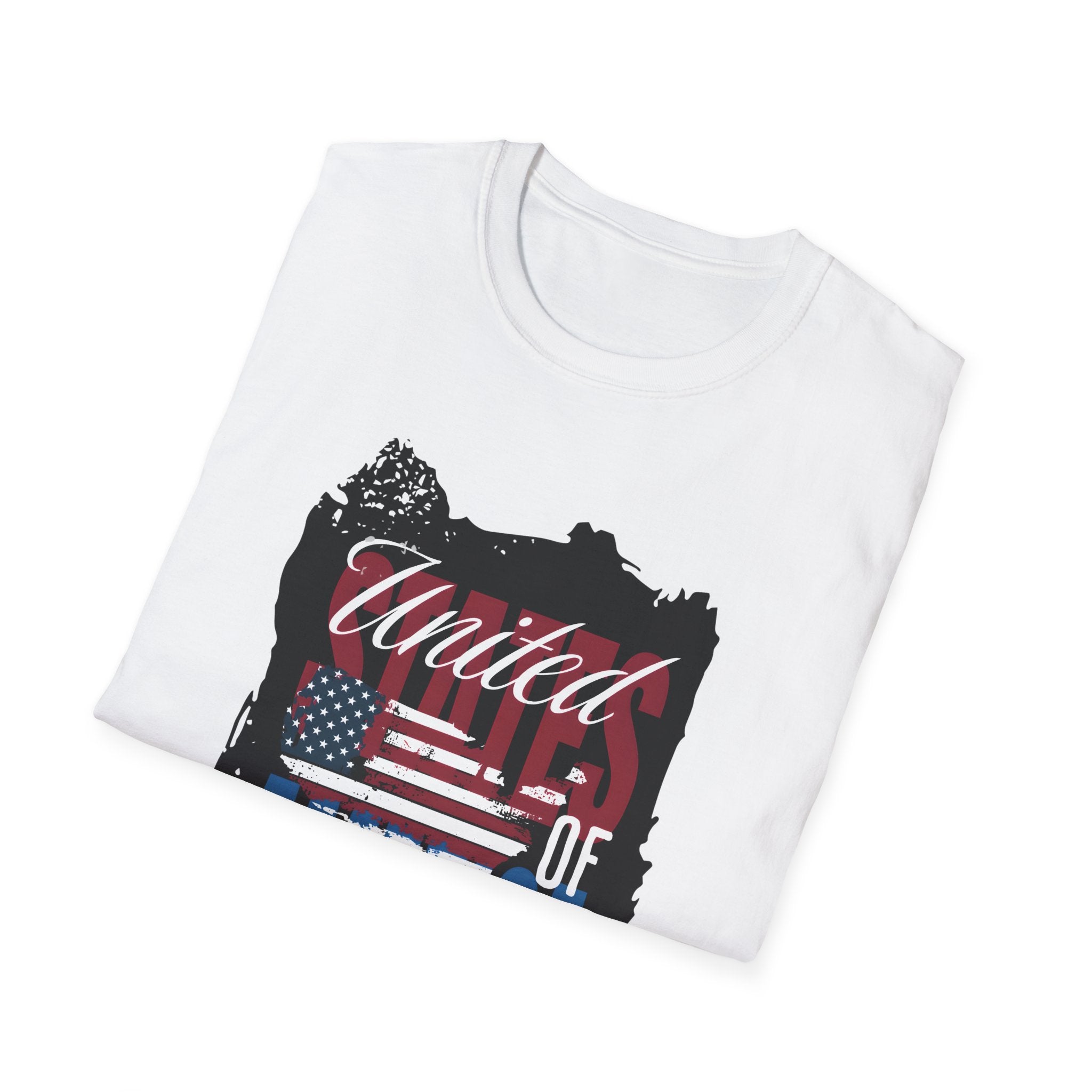 United We Stand T-Shirt — American Flag "United of America" Patriotic Tee for 4th of July