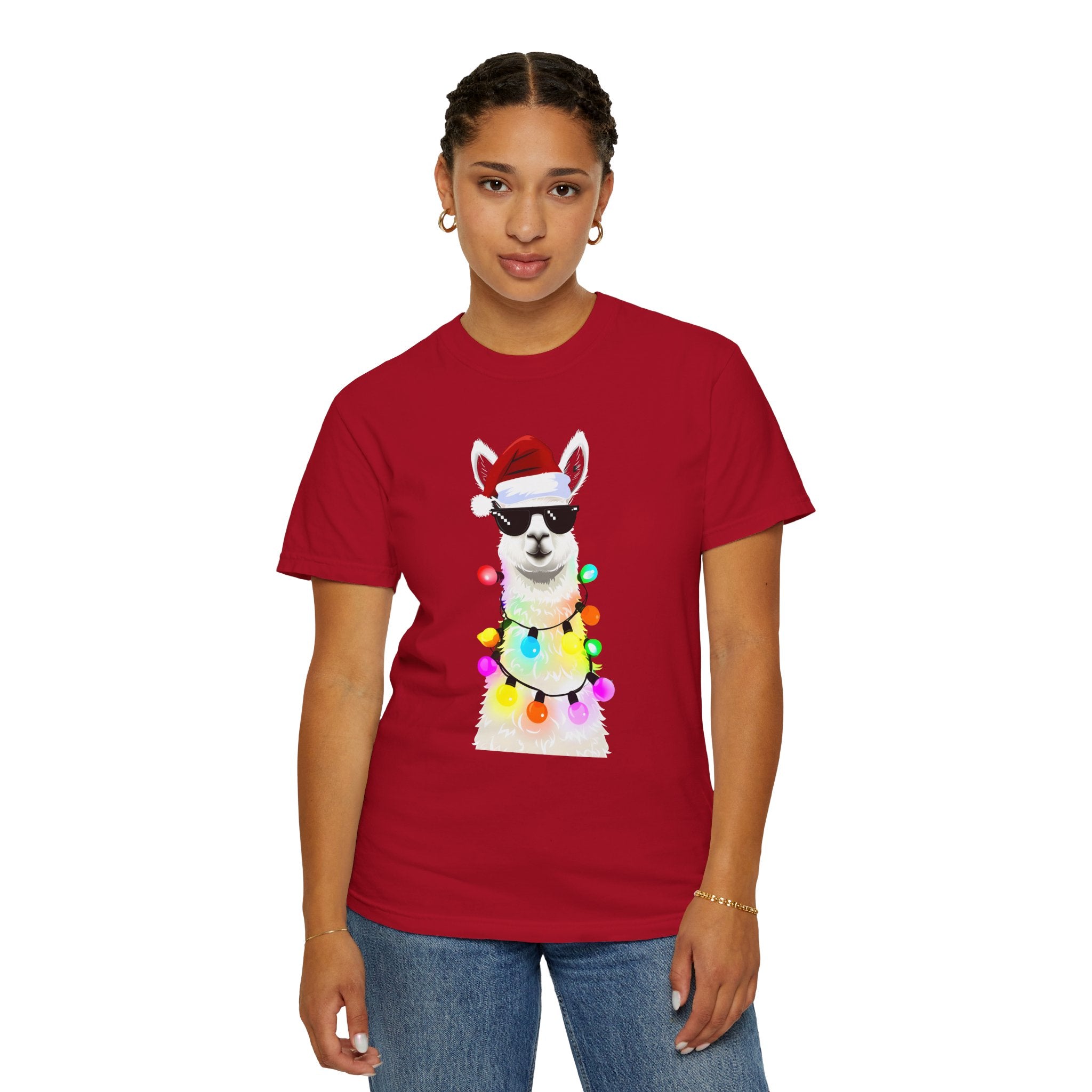Cool Christmas Llama T-Shirt