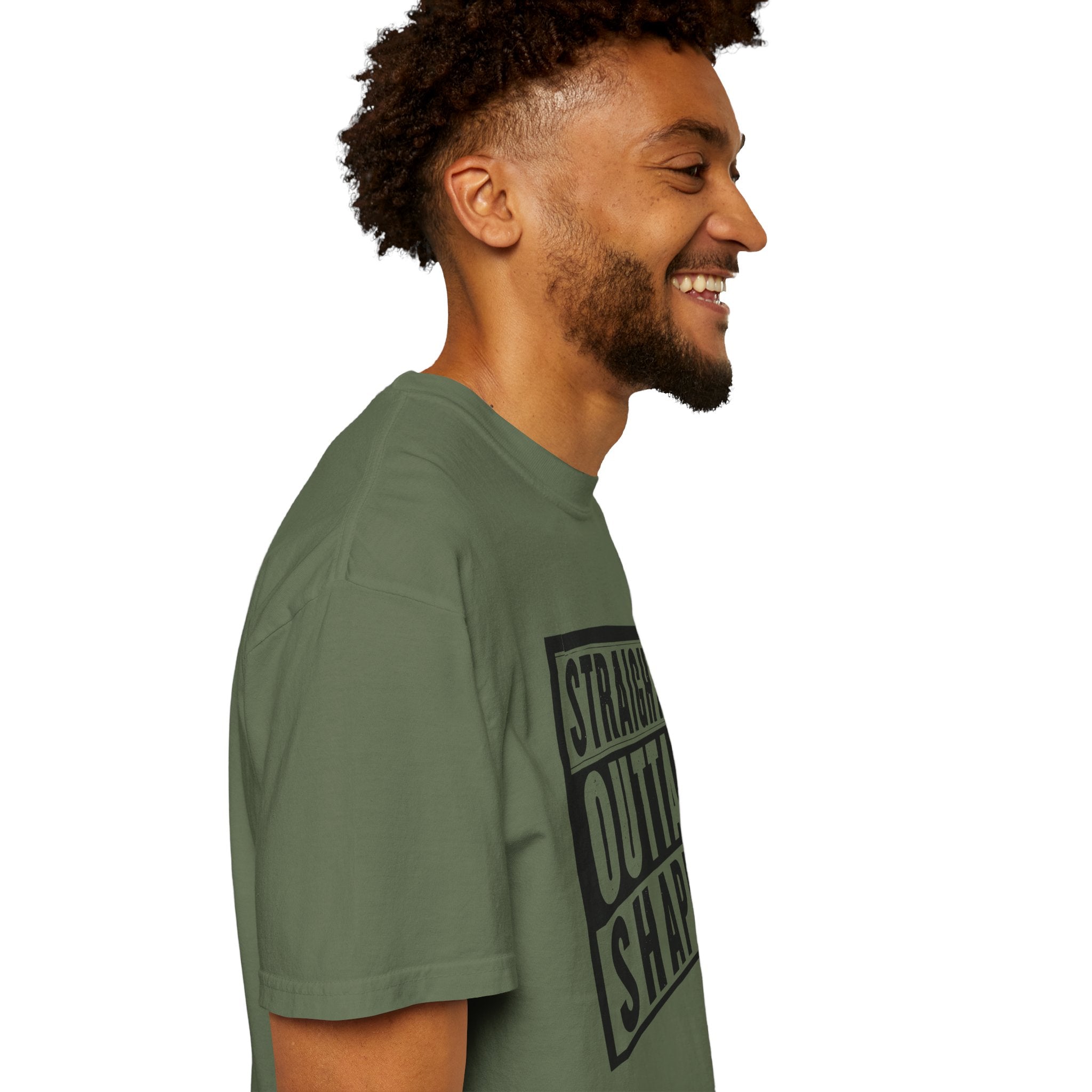 Shape Distorted Unisex Garment-Dyed T-shirt