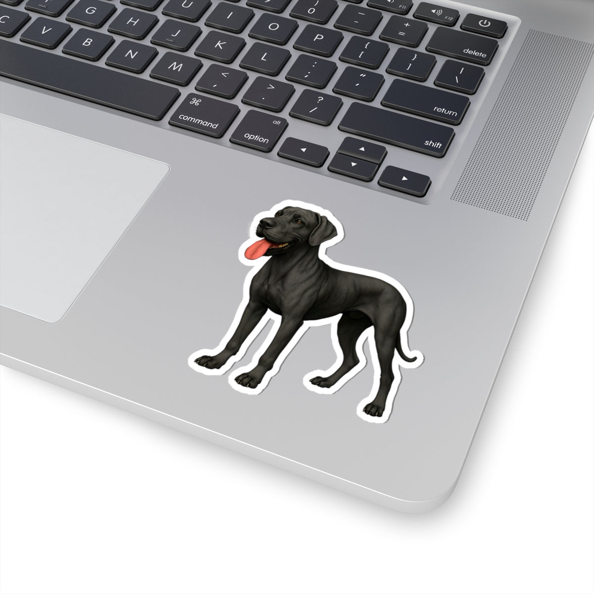 Pet Lover's Black Dog Kiss-Cut Stickers | Cute Canine Decals, Laptop Stickers, Car Stickers, Dog Lover Gifts, Customizable Art