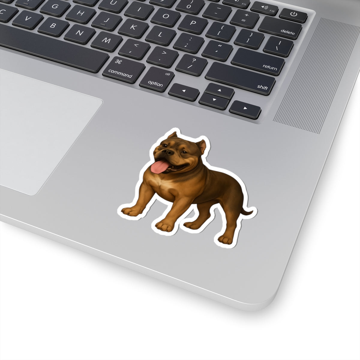 Cute American Bully Kiss-Cut Stickers | Pet Lover Gifts, Laptop Decals, Water Bottle Stickers, Dog Parent Decor, Animal Art